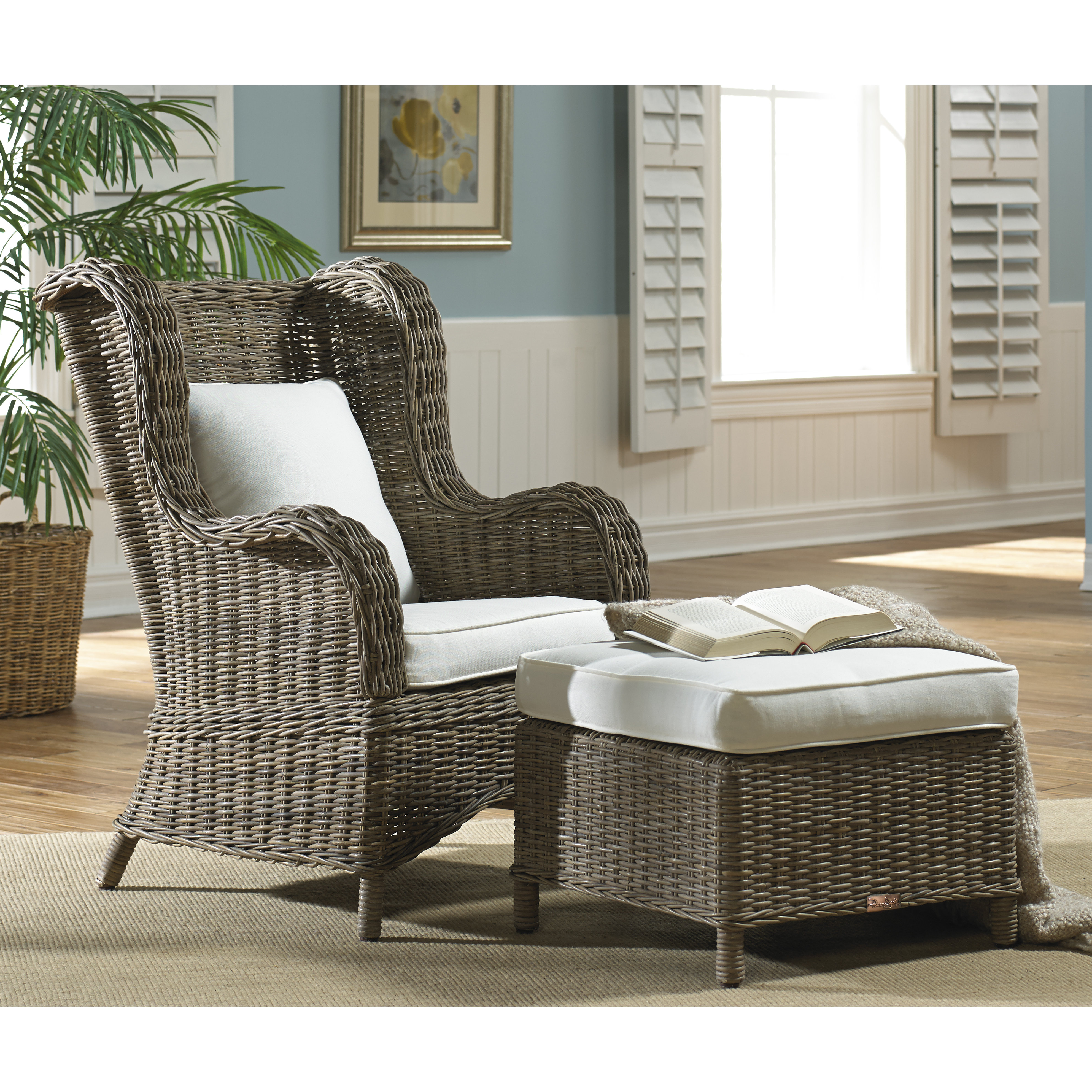 Panama Jack Sunroom Exuma Arm Chair and Ottoman & Reviews Wayfair