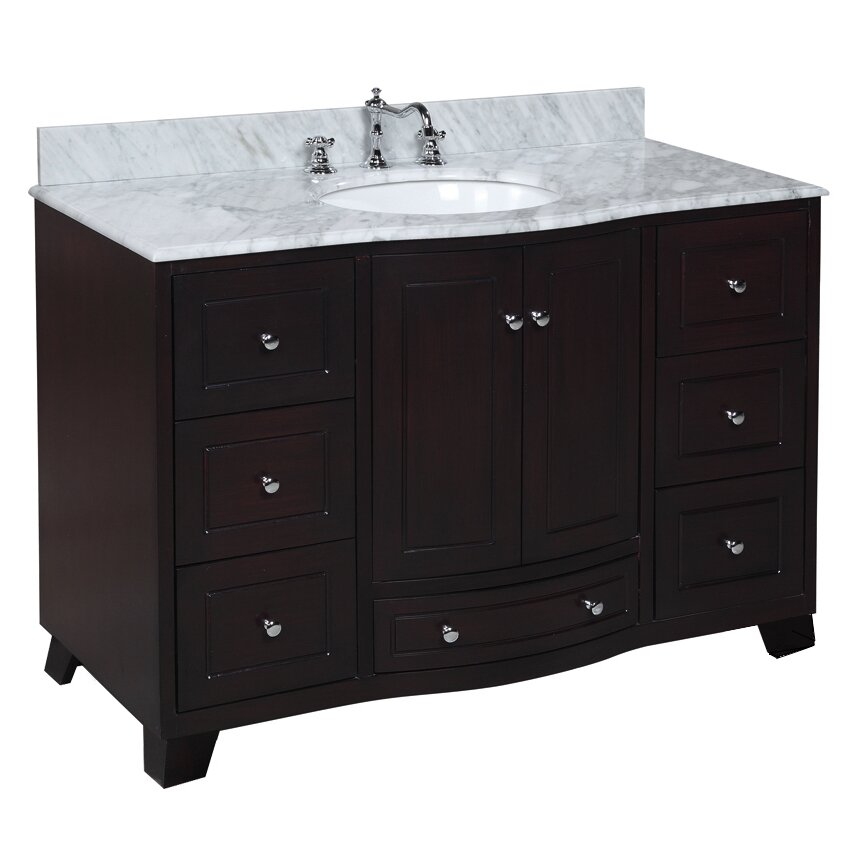 Kitchen Bath Collection Palazzo 48 Single Bathroom Vanity Set