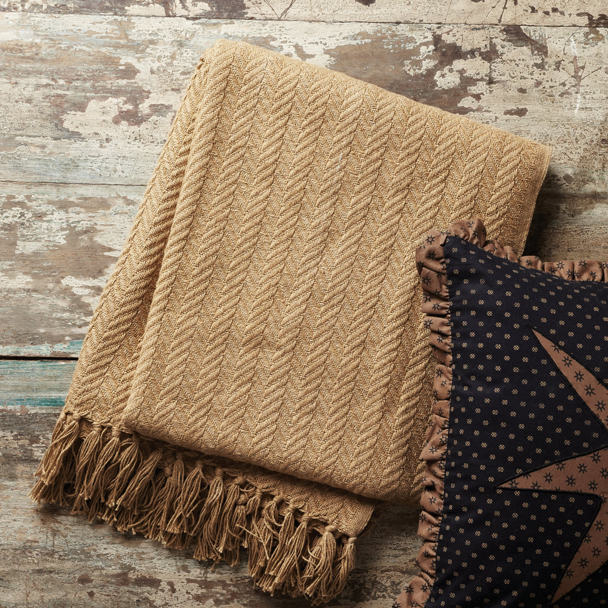 VHC Brands Nantucket Woven Cotton Throw & Reviews Wayfair