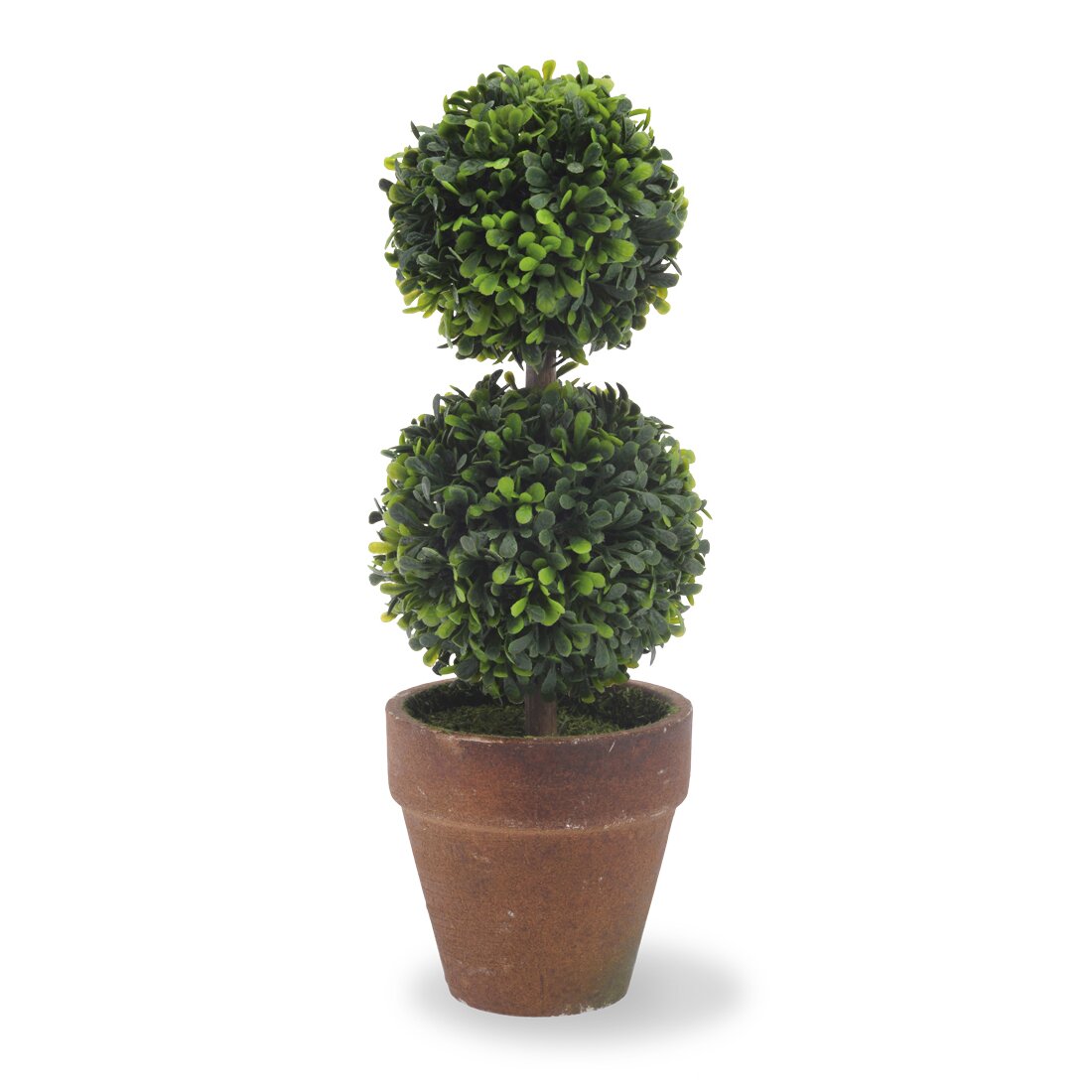 Double Ball Topiary in Pot | Wayfair