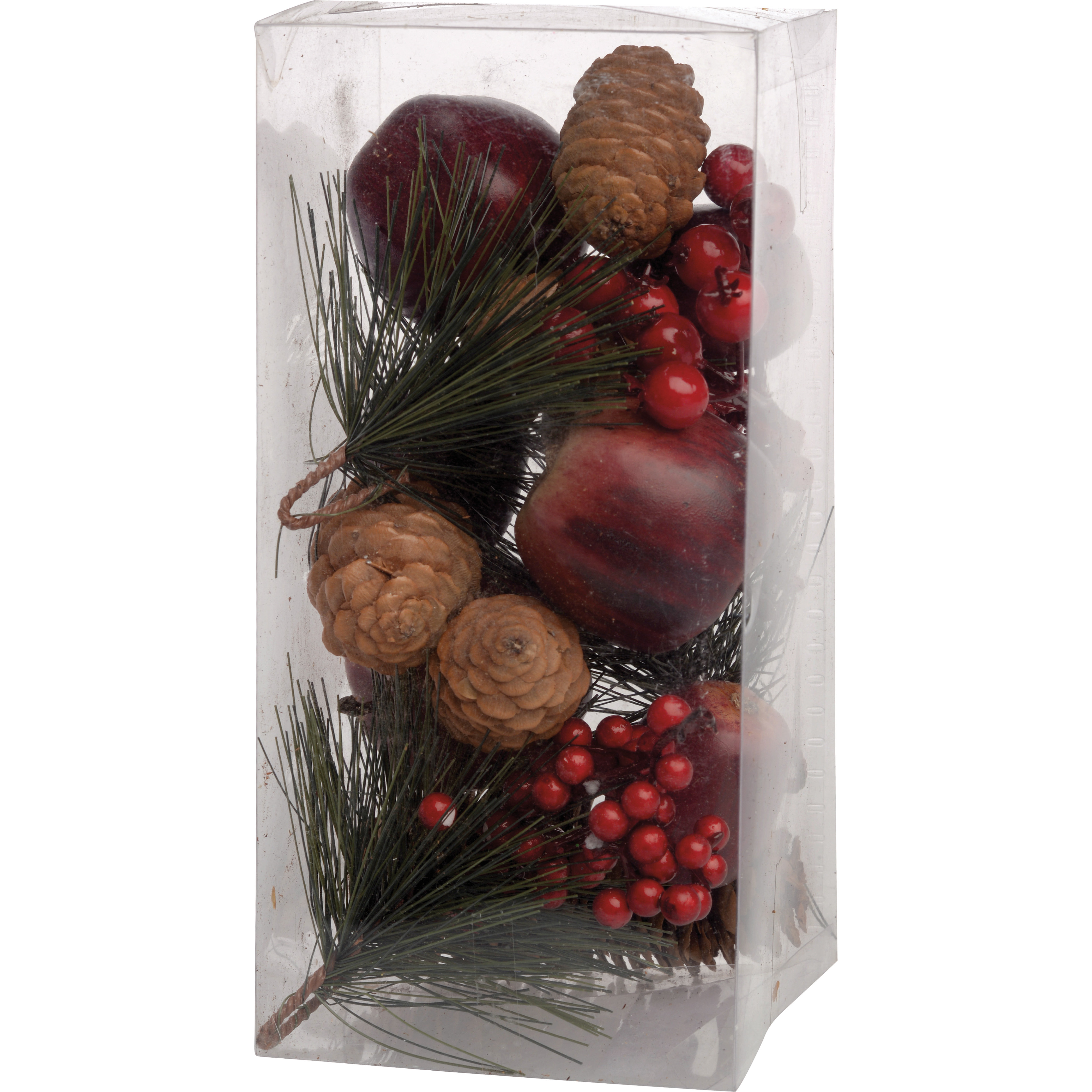Boston International Red Berries and Pinecones Decorative Vase Filler