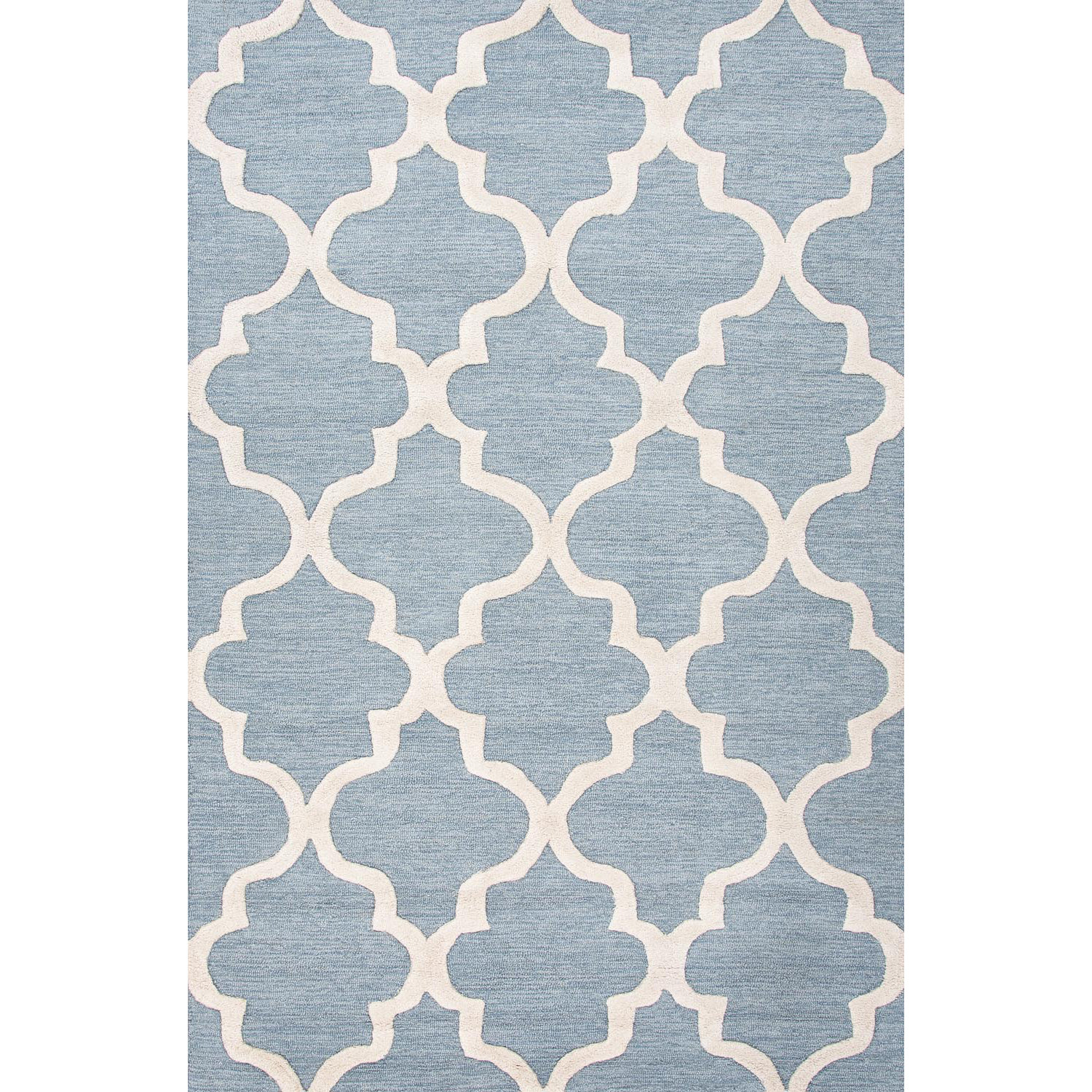 Jaipur Rugs City Blue / Ivory Geometric Area Rug & Reviews Wayfair