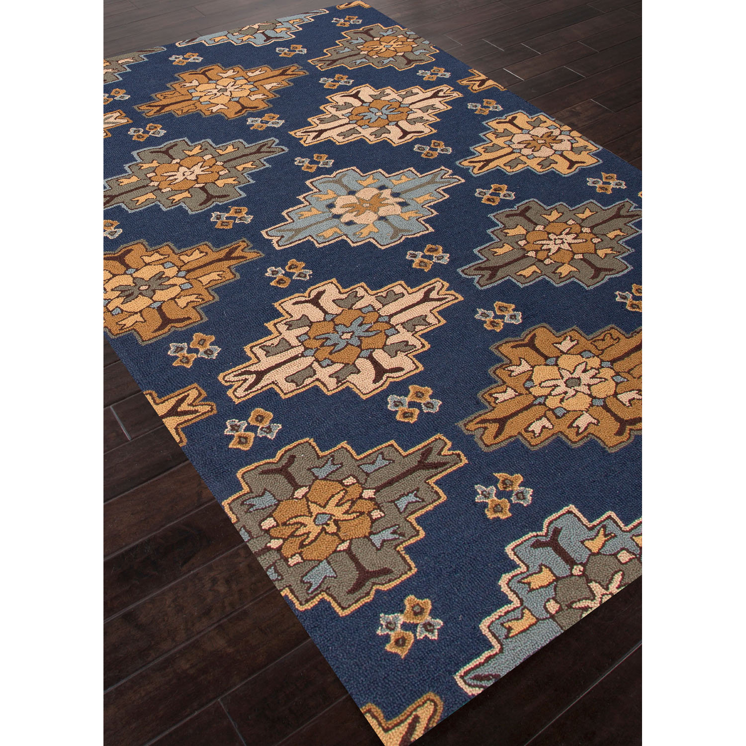 Explorer Blue/Tan Area Rug Wayfair