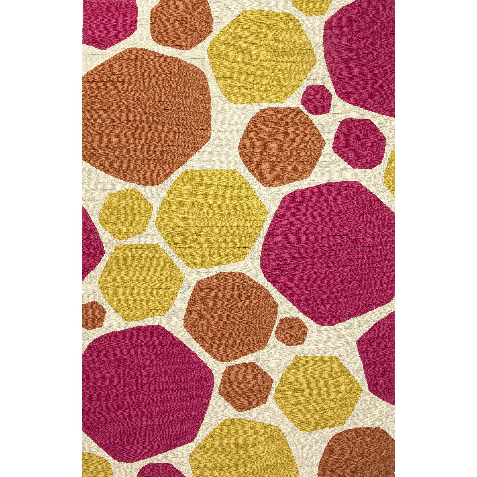 Grant Pink/Yellow Geometric Indoor/Outdoor Area Rug by Jaipur Rugs