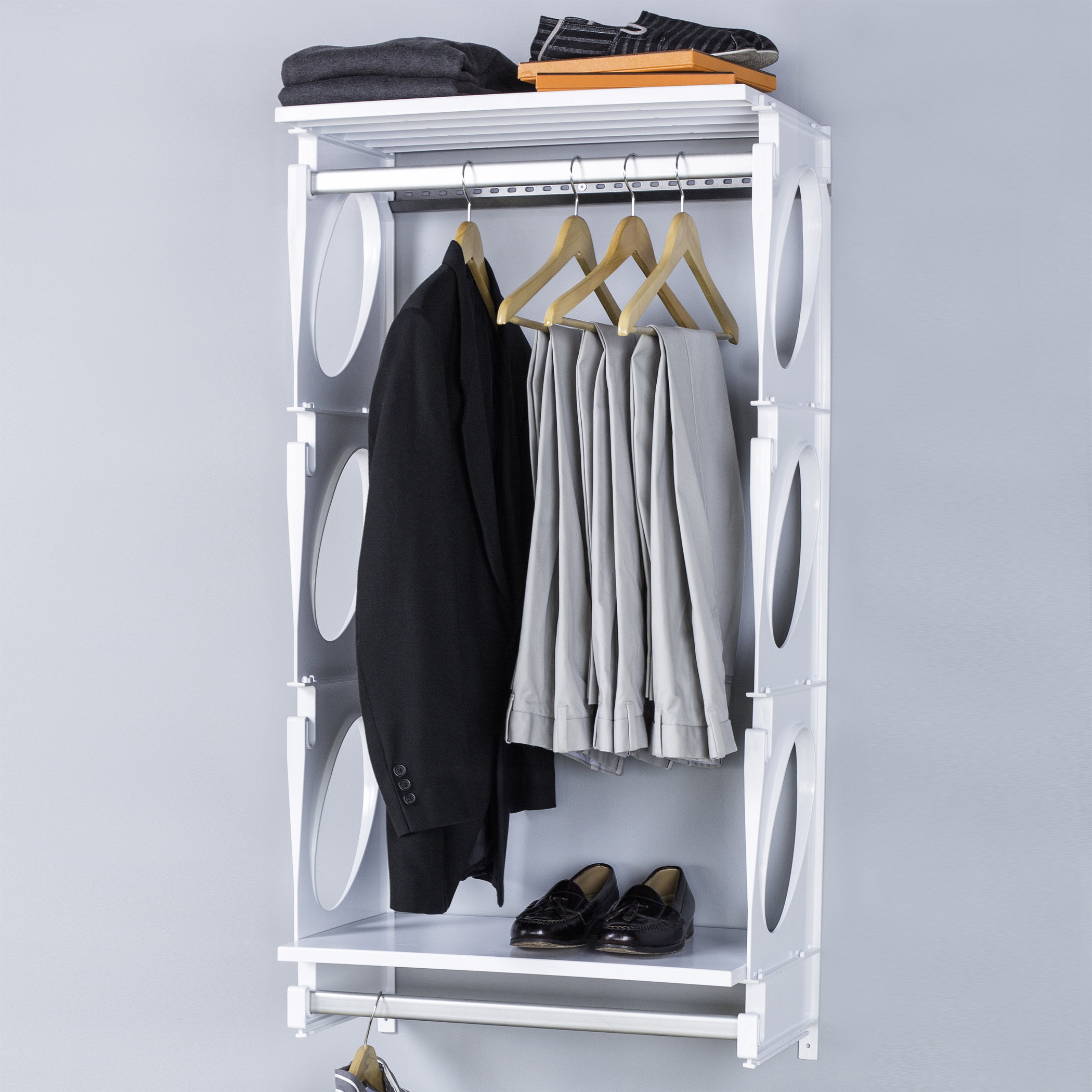 KiO 24" Deep Closet & Shelving Kit & Reviews Wayfair