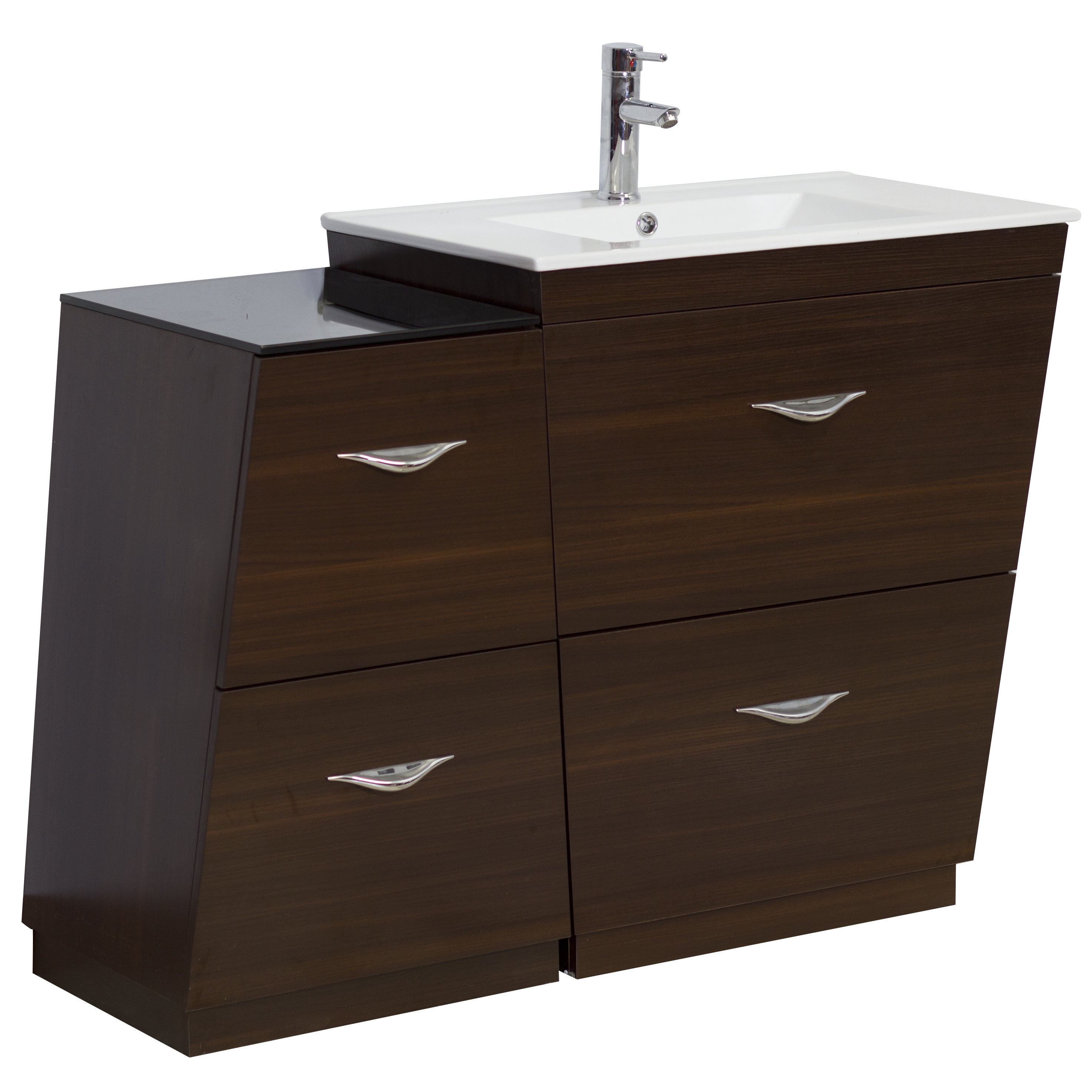 American Imaginations 40.5" Single Modern PlywoodMelamine Bathroom