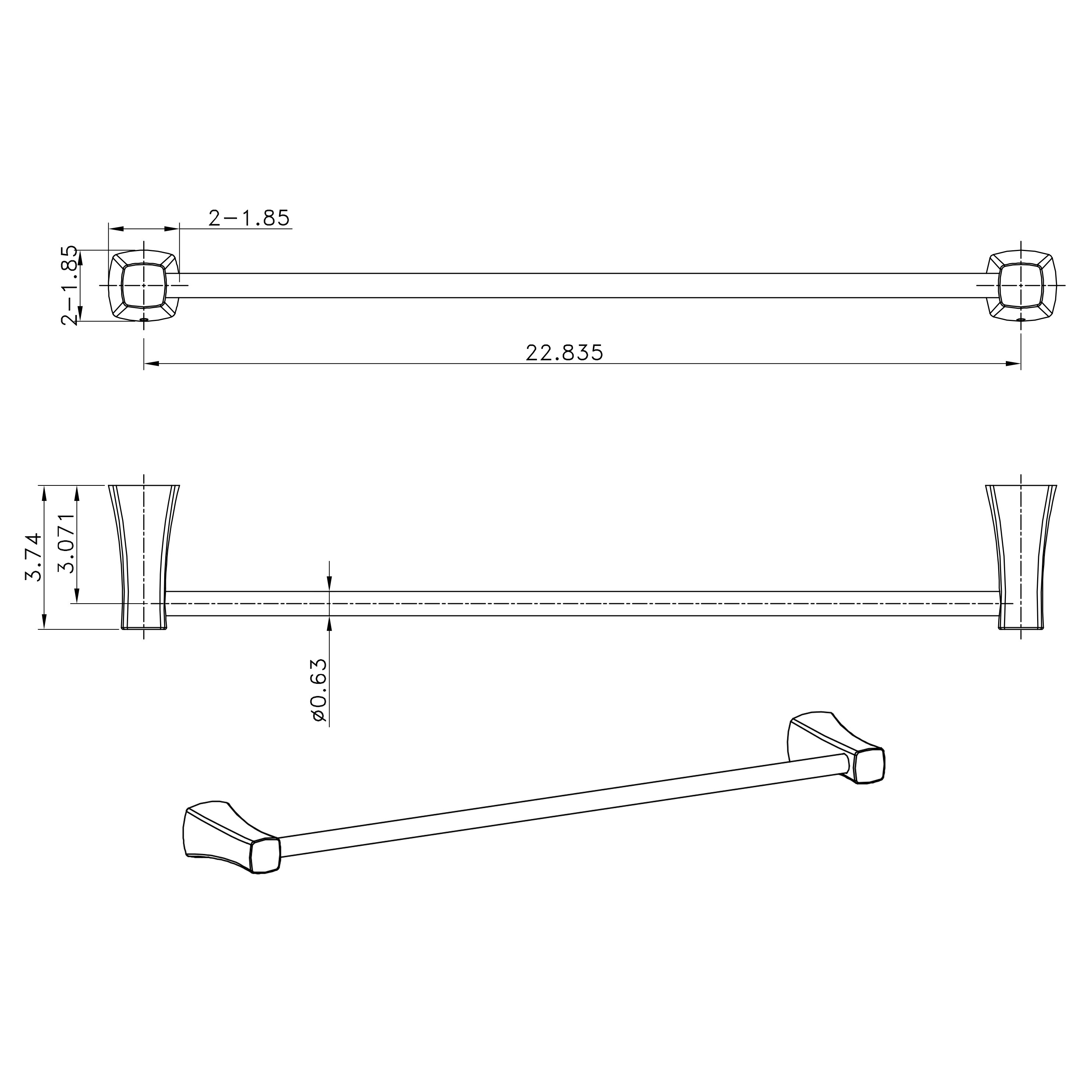 Piece Bathroom Hardware Set by American Imaginations