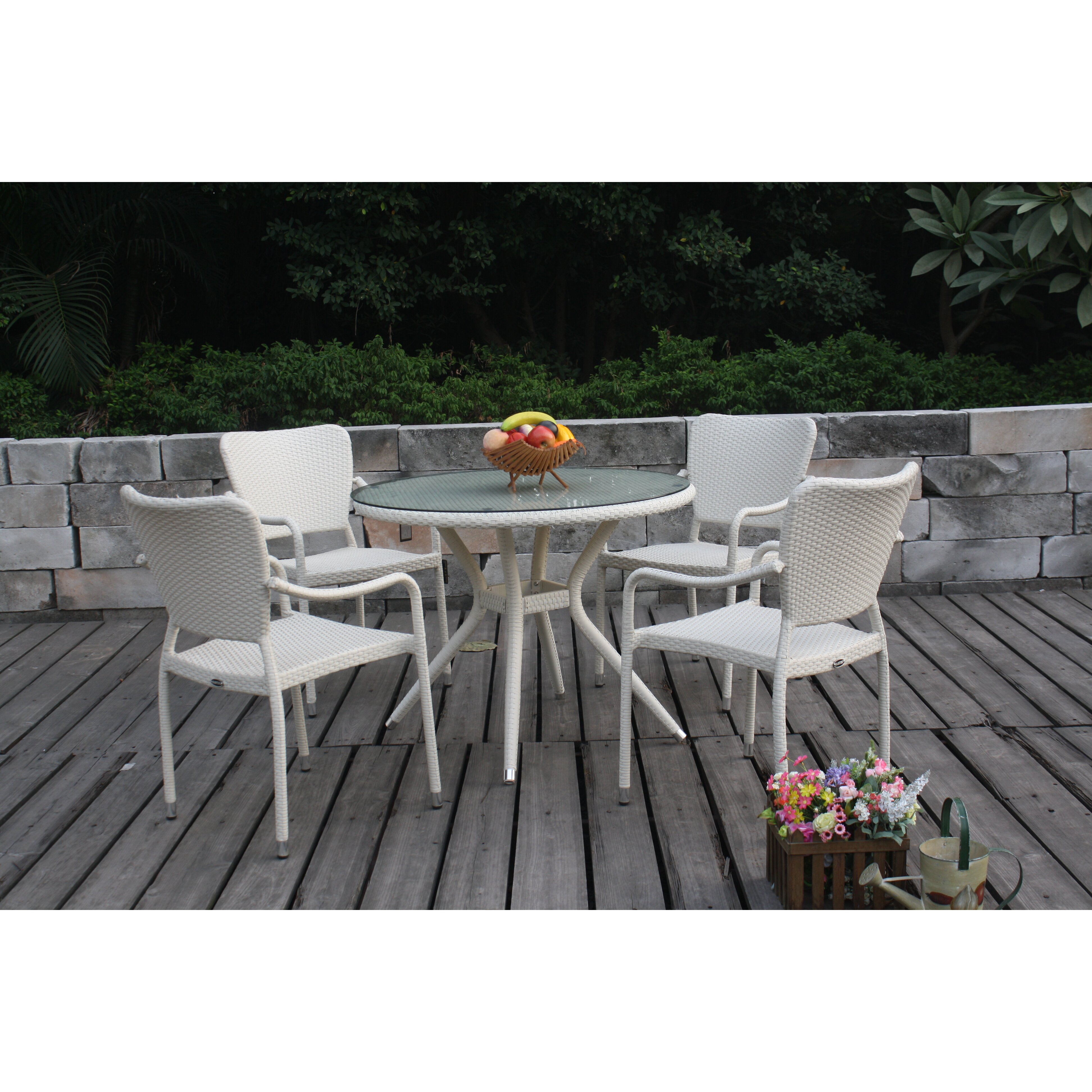 Marstone Chatham 5 Piece Dining Set & Reviews | Wayfair