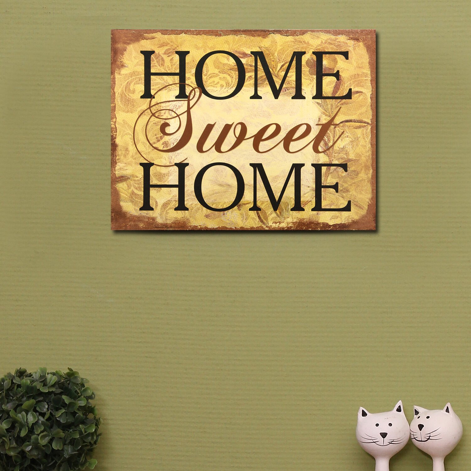 AdecoTrading Home Sweet Home Wall Decor Reviews Wayfair