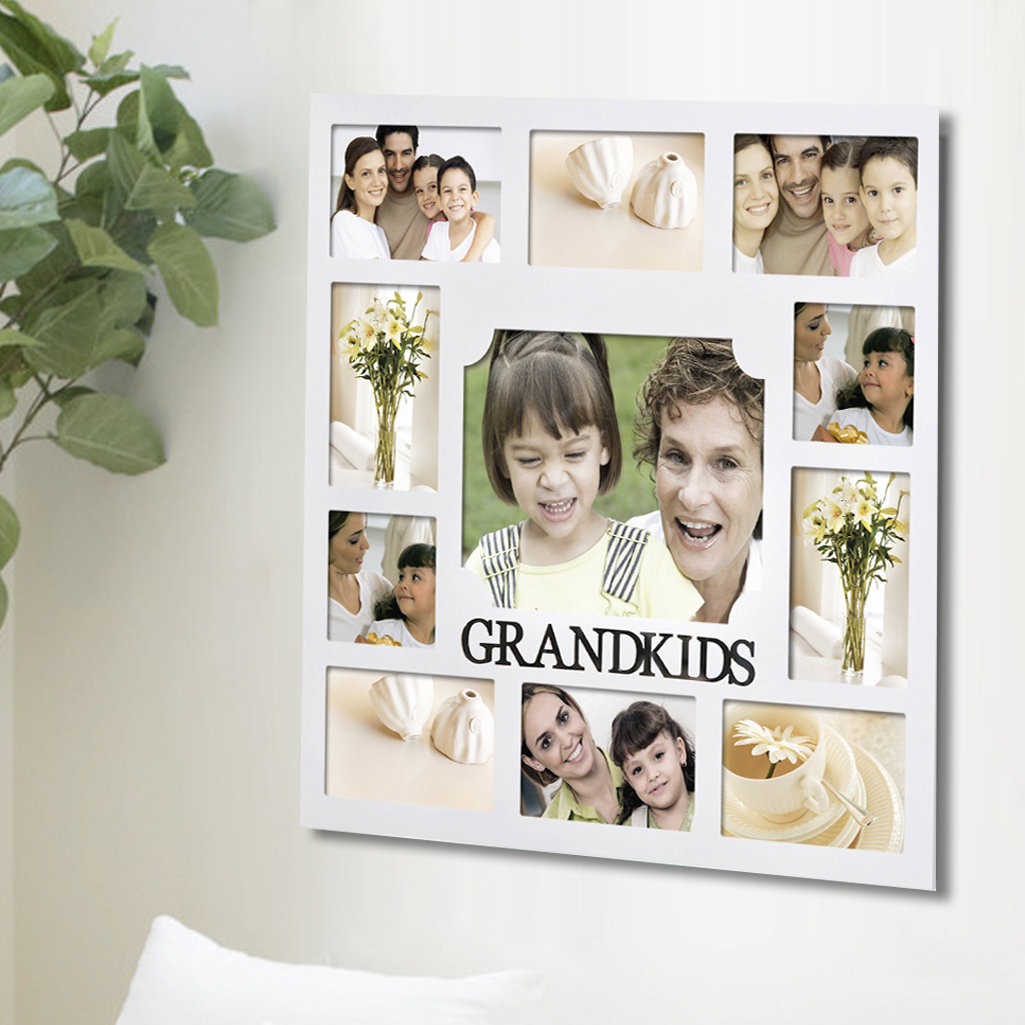 11 Opening Decorative "Grandkids" Wall Hanging Picture Frame Wayfair