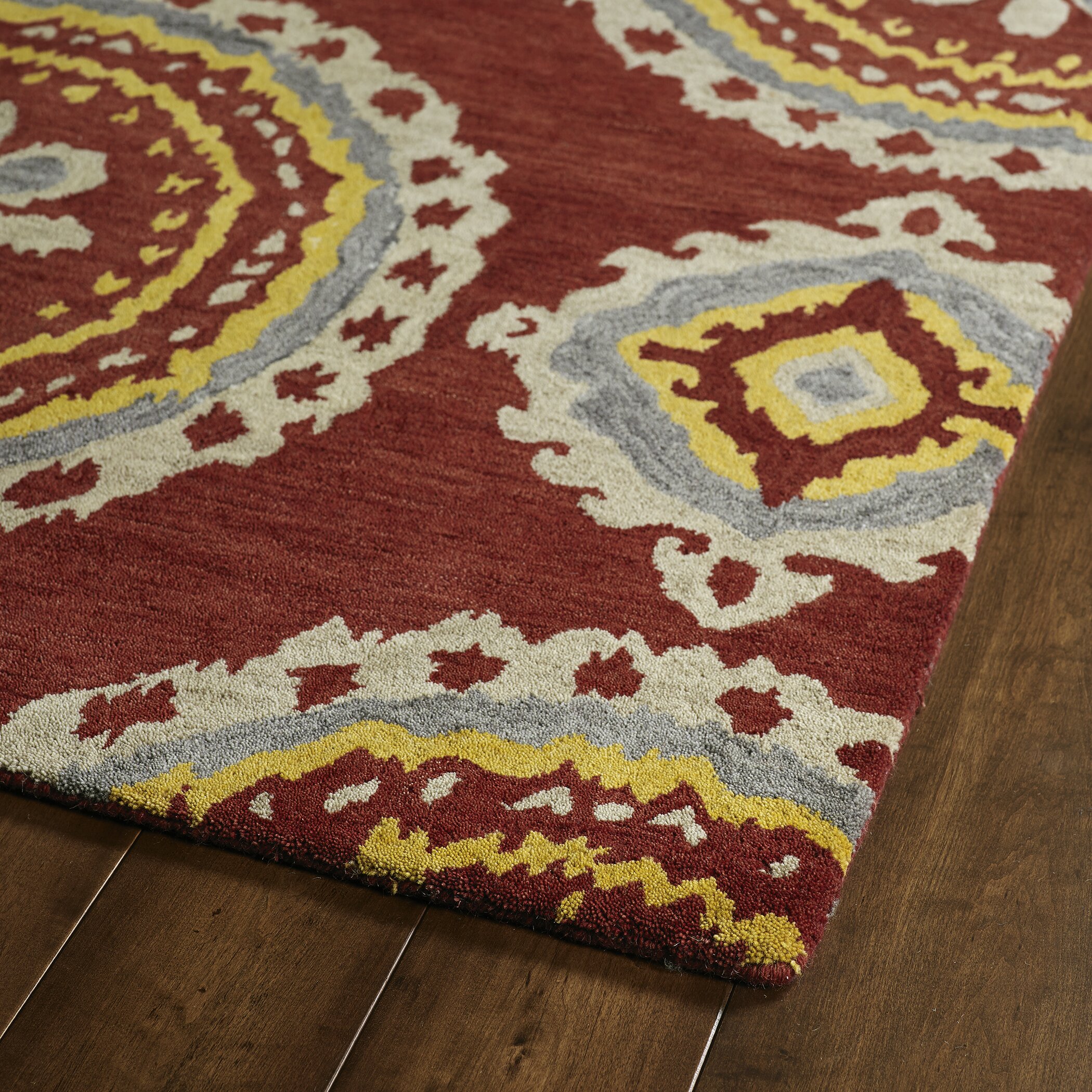 Global Inspirations Red Area Rug