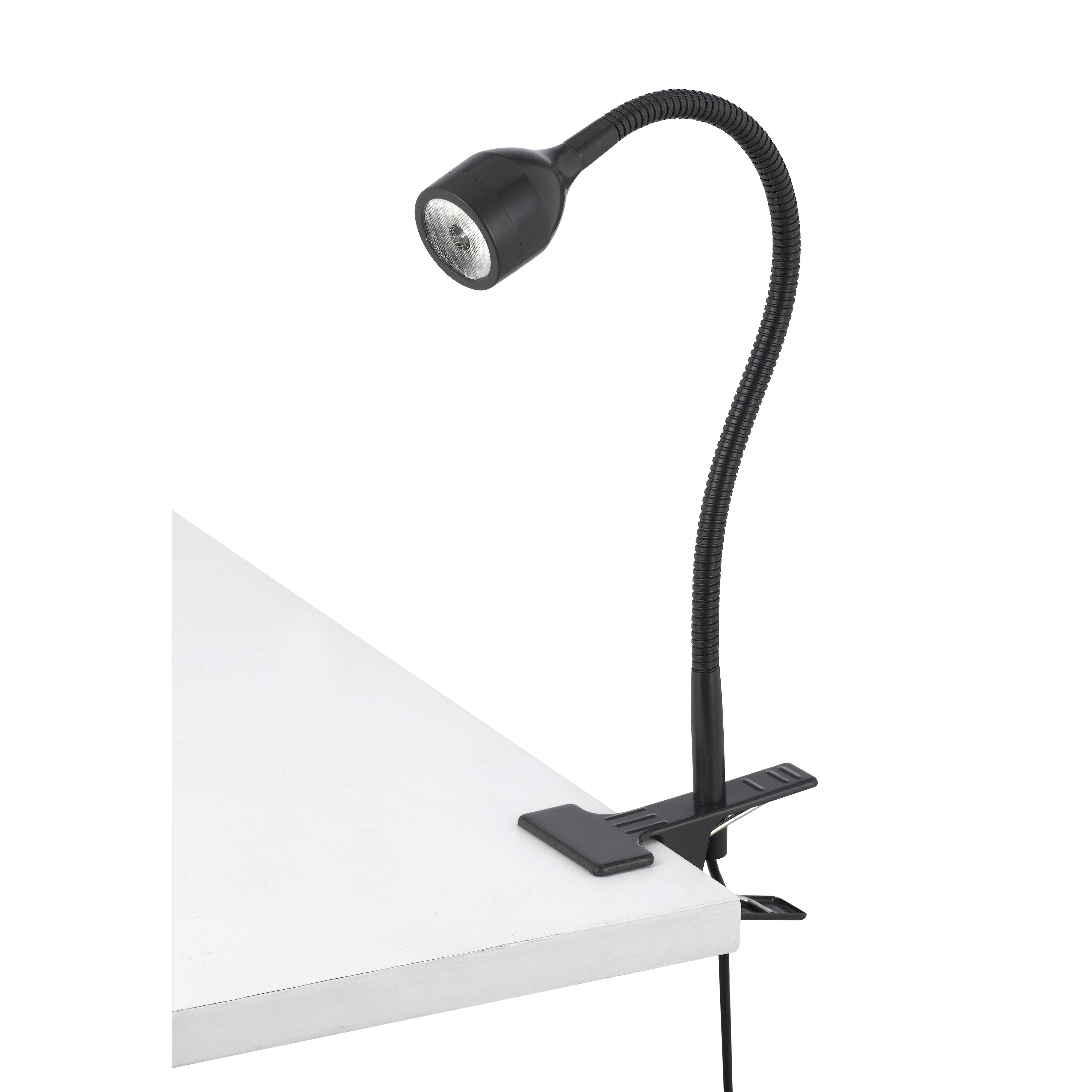 Cal Lighting Gooseneck Clamp 11" Table Lamp with Bell Shade & Reviews