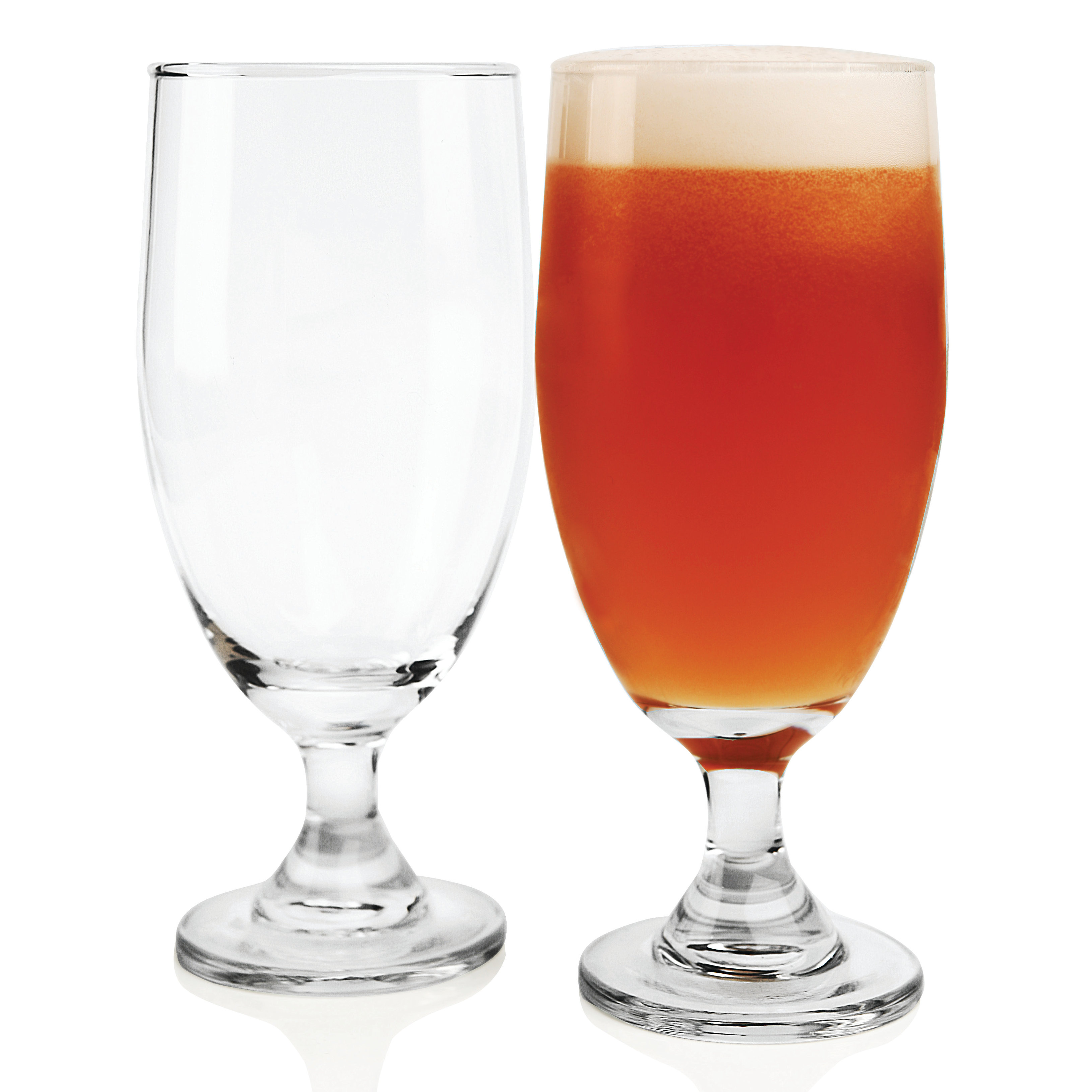 Wayfair Basics Wayfair Basics 20 oz. Footed Beer Glass & Reviews Wayfair