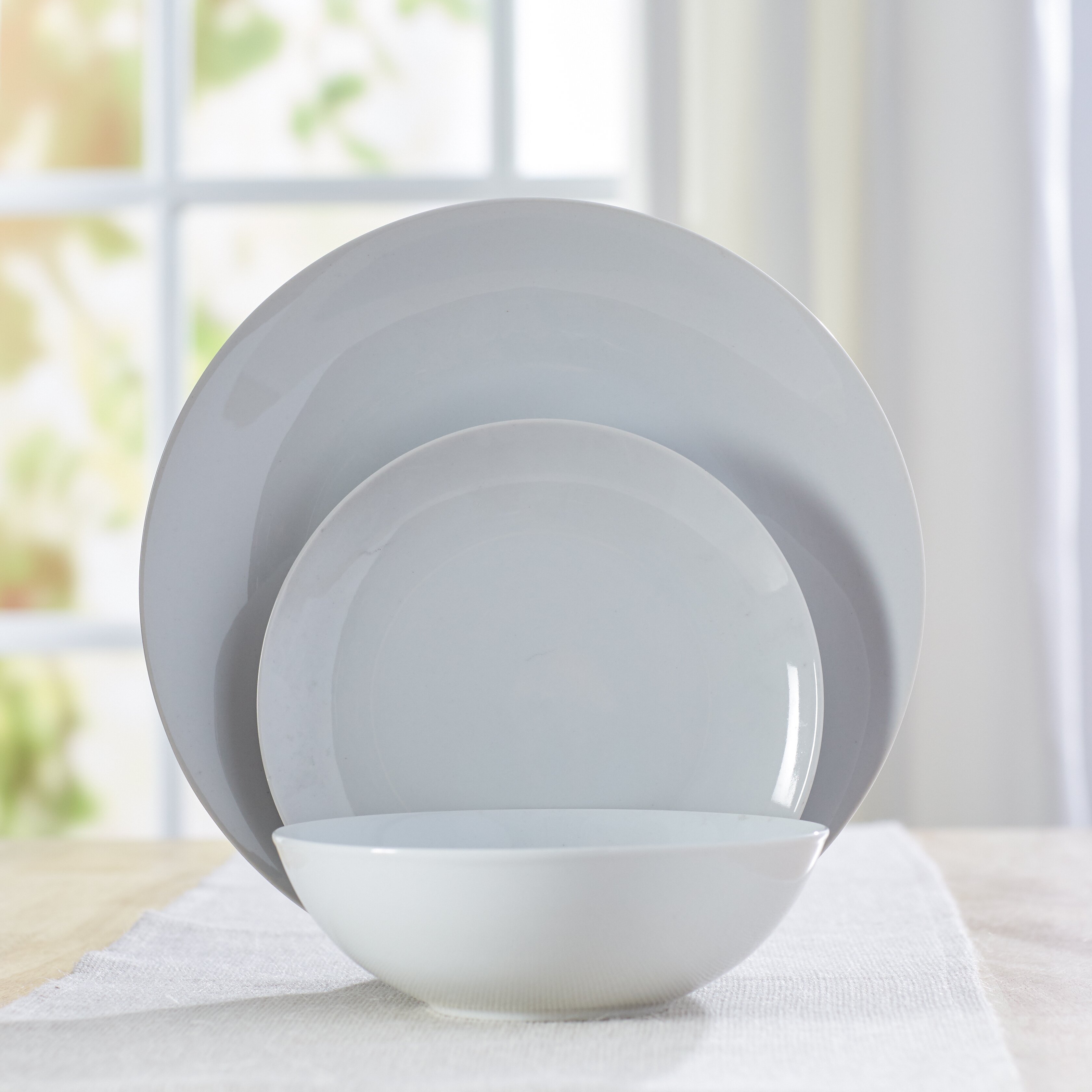 Wayfair Basics Wayfair Basics 12 Piece Dinnerware Set & Reviews | Wayfair