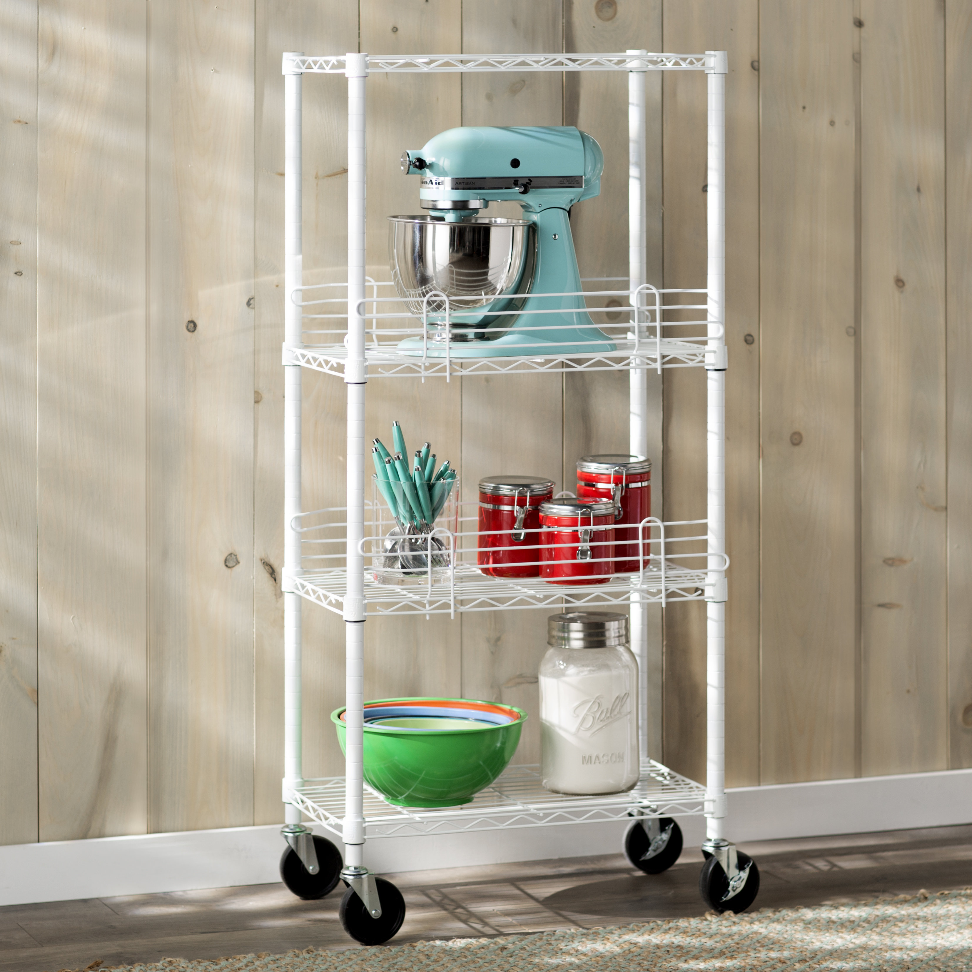 Wayfair Basics Wayfair Basics 4 Shelf Shelving Unit & Reviews Wayfair