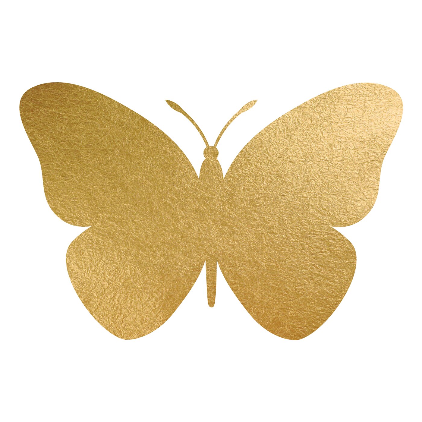 Butterfly Gold Foil Painting Print 10108