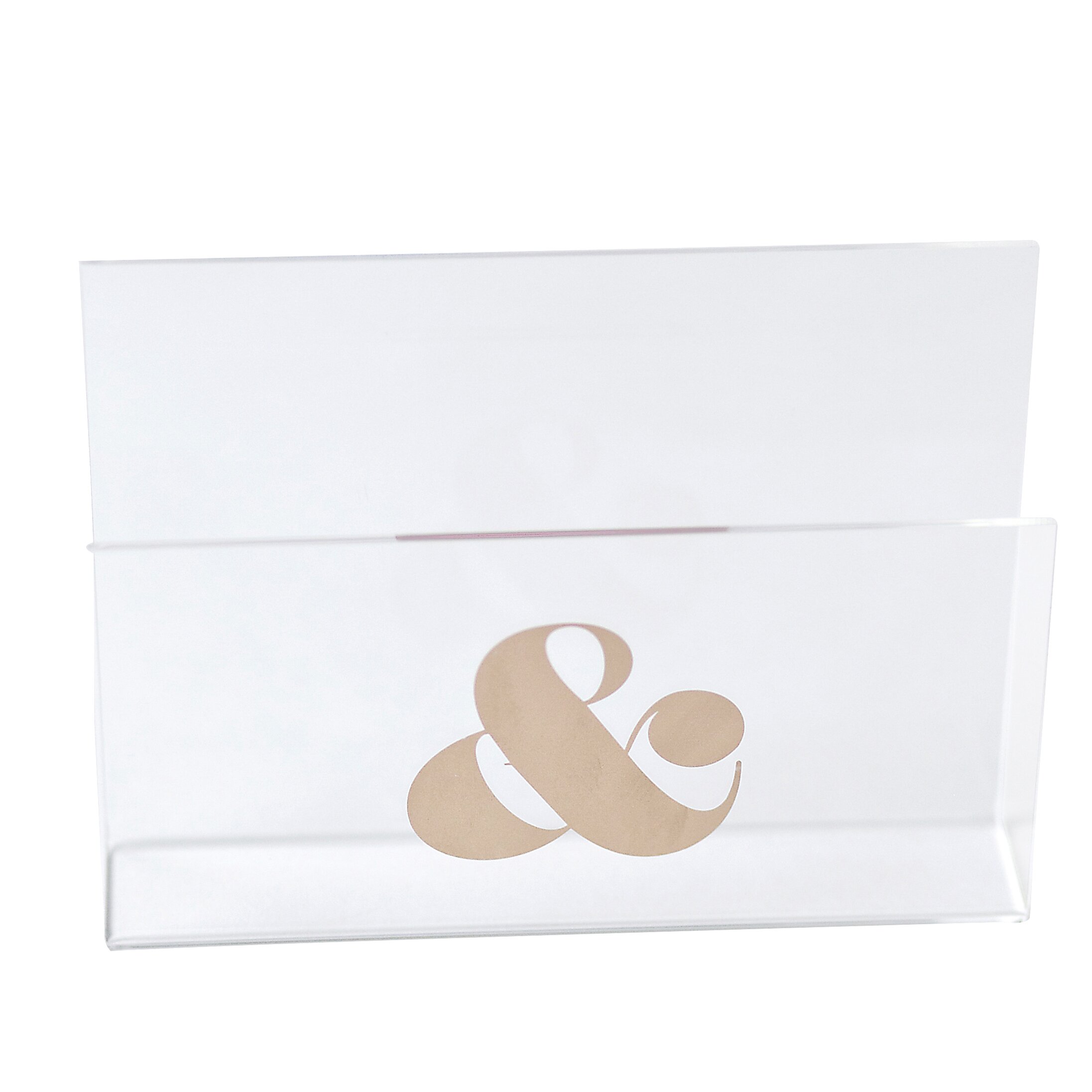 Ampersand Letter Holder by The Pink Orange