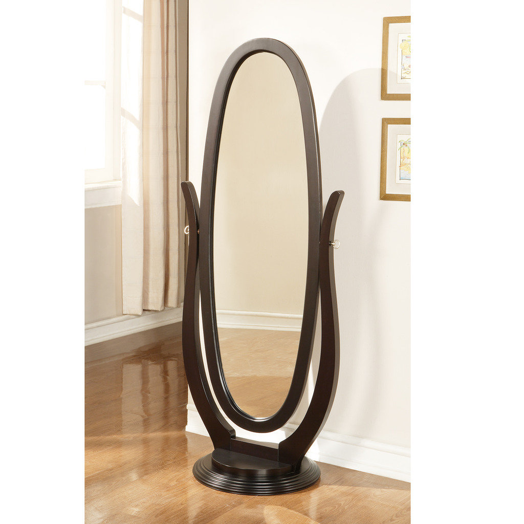 WorldWide HomeFurnishings Oval Floor Mirror & Reviews Wayfair