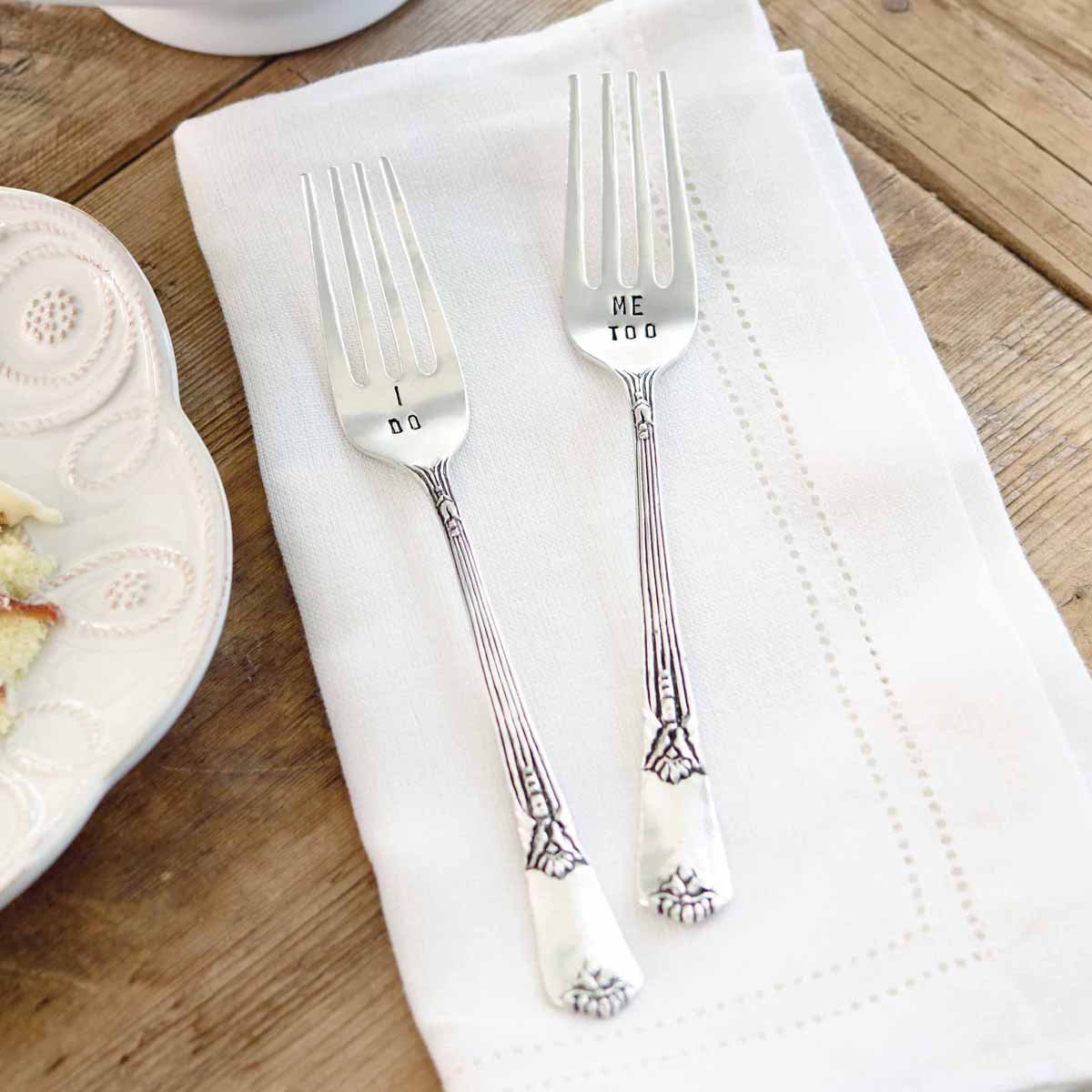 Mud Pie™ Wedding 2 Piece Cake Fork Set & Reviews Wayfair