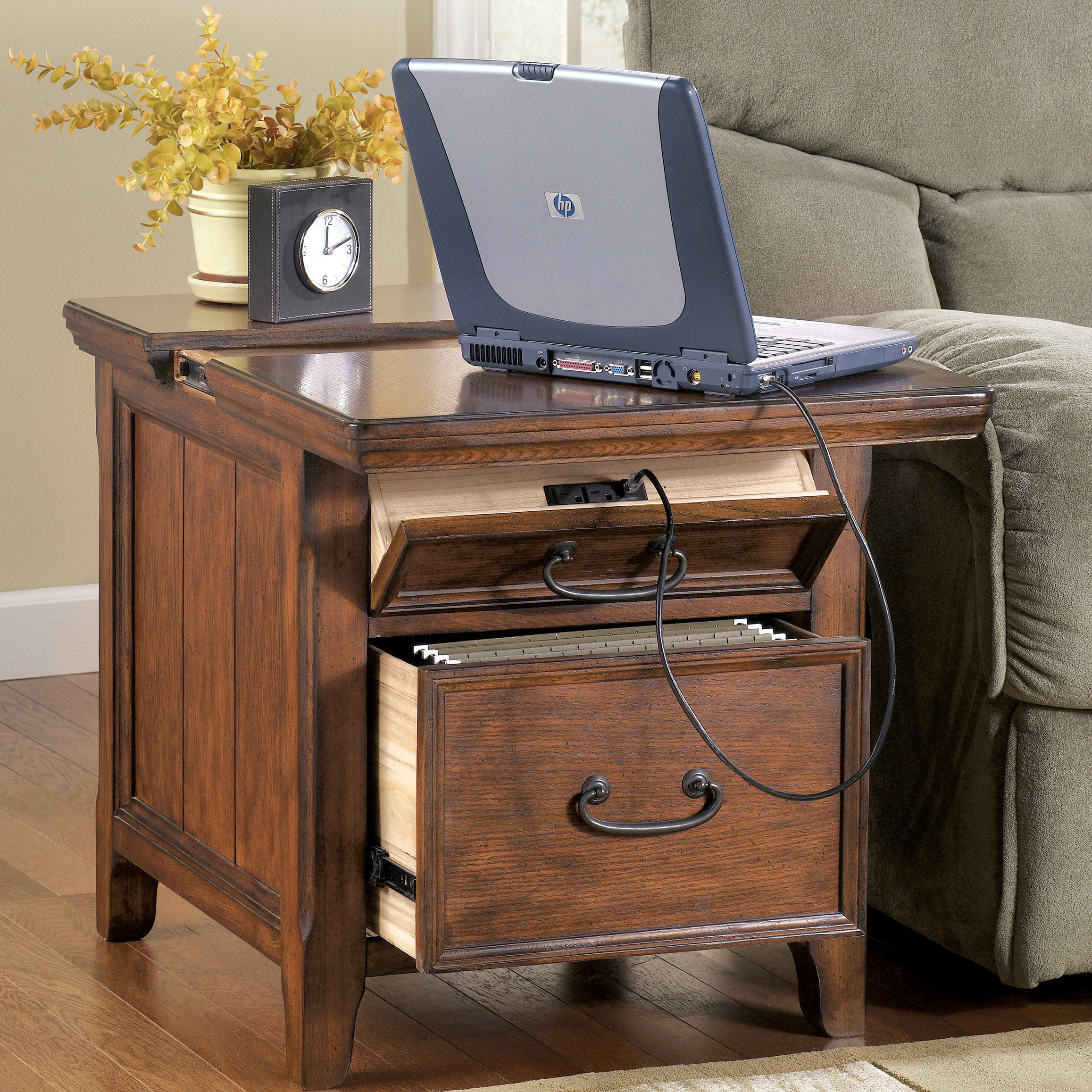 Darby Home Co Mathis 1 Drawer End Table & Reviews Wayfair
