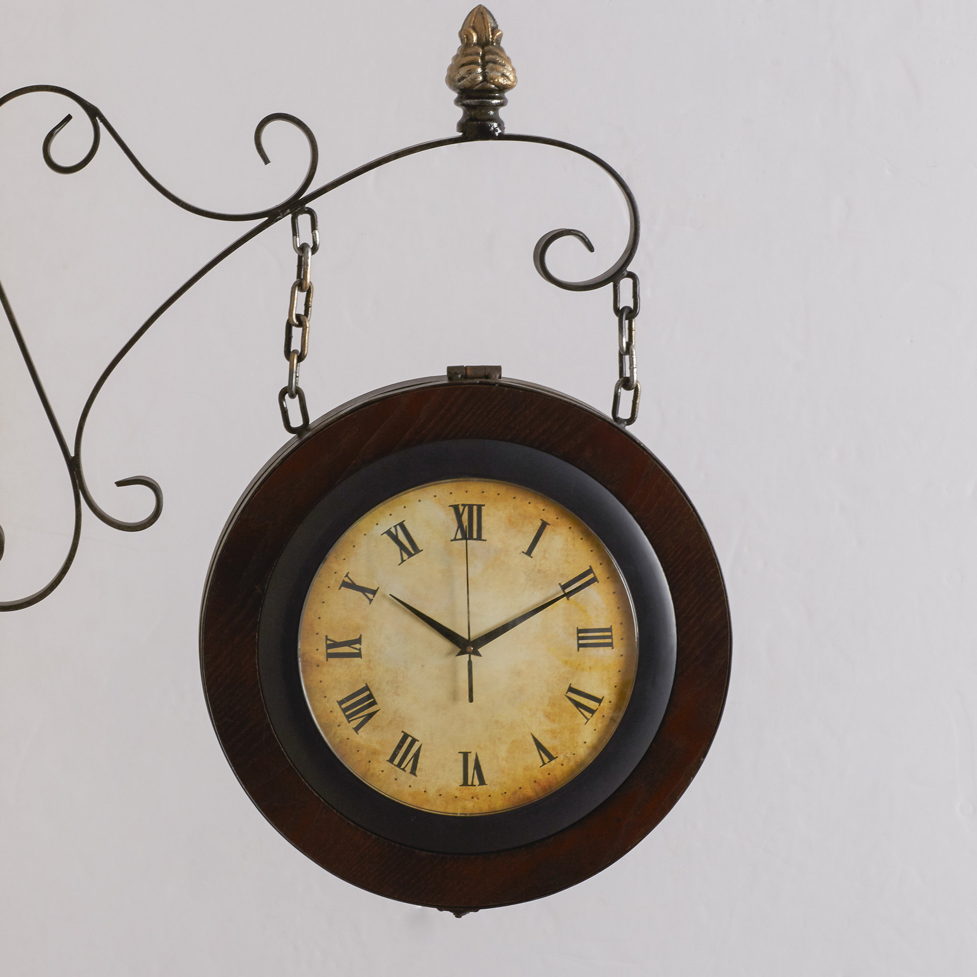 Darby Home Co 15" Train Station Wall Clock & Reviews Wayfair