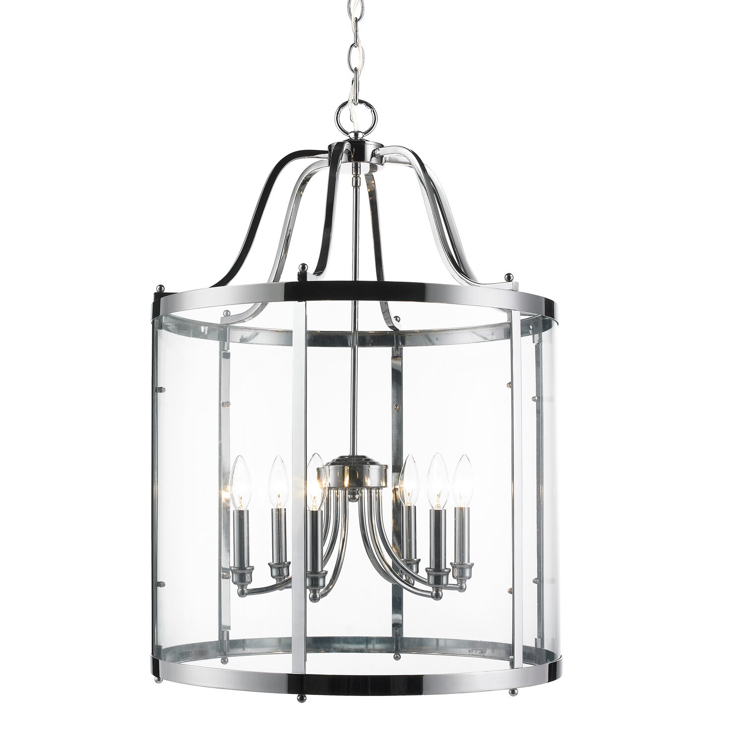 Darby Home Co Hammer 6 Light Foyer Pendant