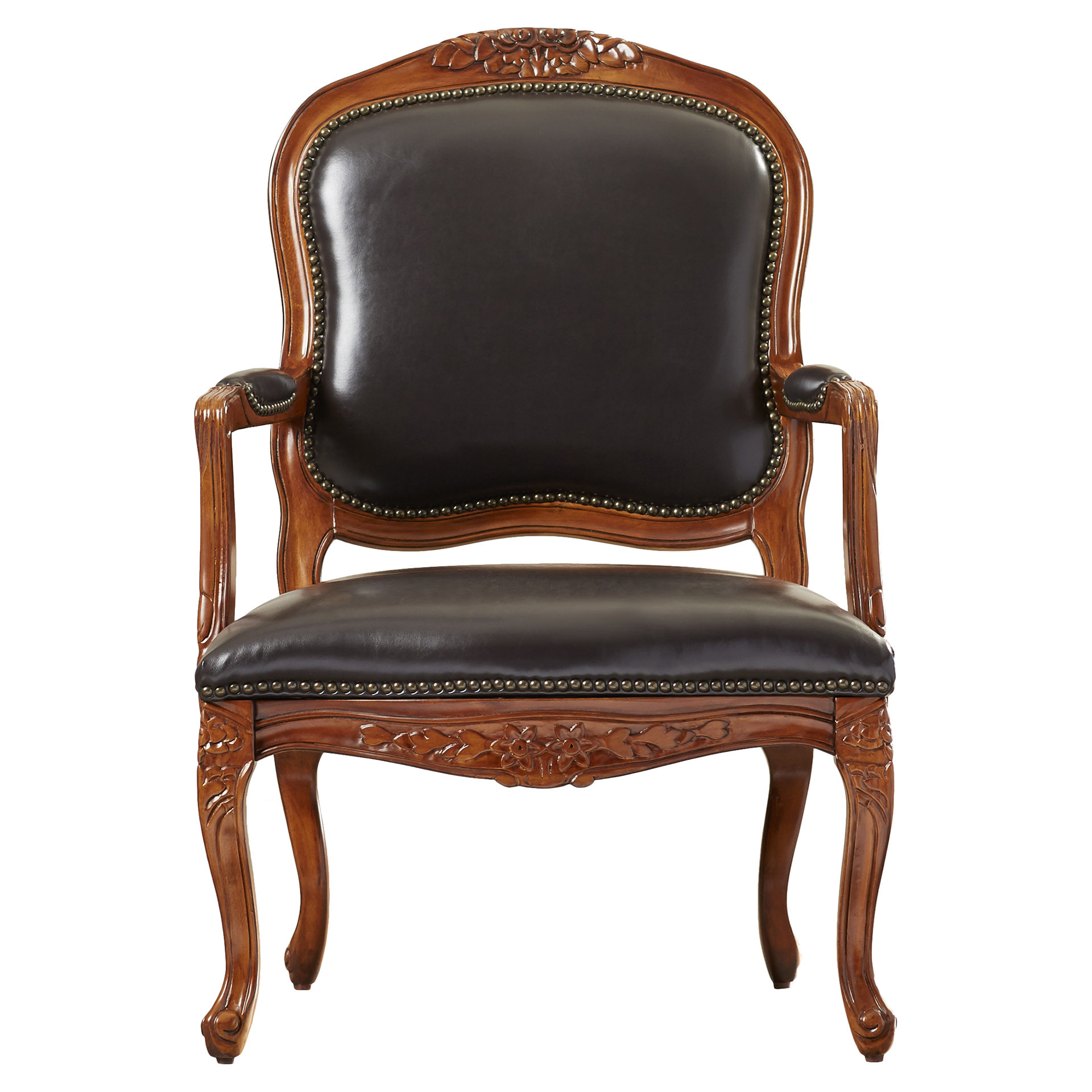 Charlton Home Margarite Faux Leather Arm Chair & Reviews | Wayfair