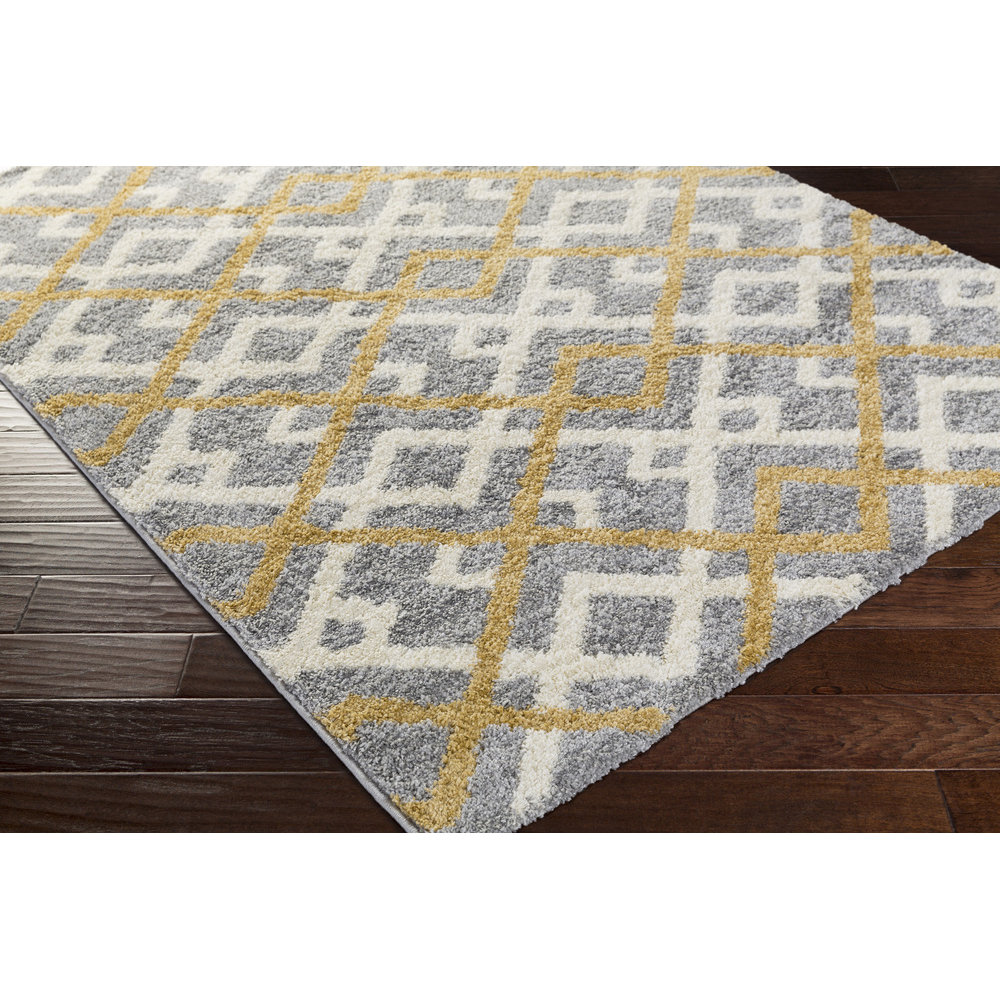 Brayden Studio Rafael Gold/Butter Area Rug & Reviews Wayfair