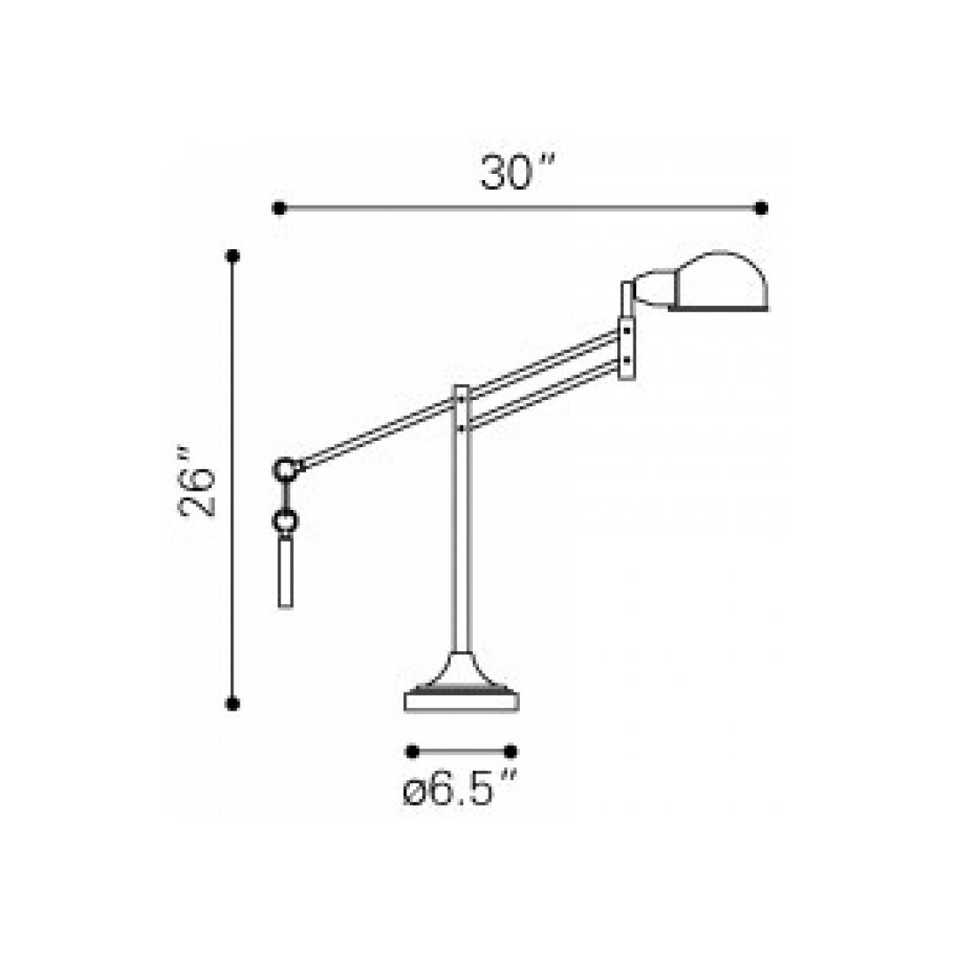 Skip Craiginorne 26 H Table Lamp with Bowl Shade by Langley Street