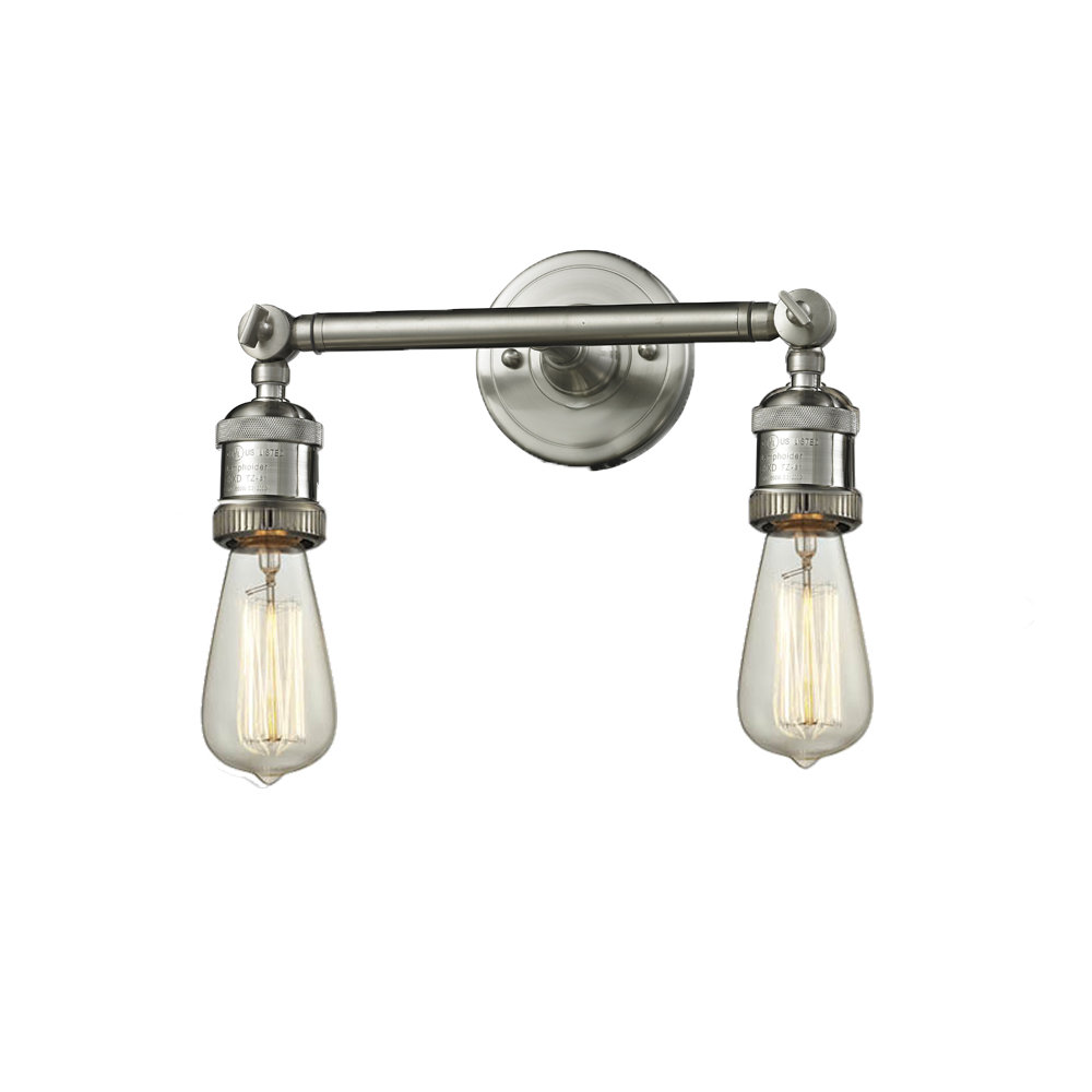 Innovations Lighting 2 Light Bare Bulb Wall Sconce & Reviews Wayfair