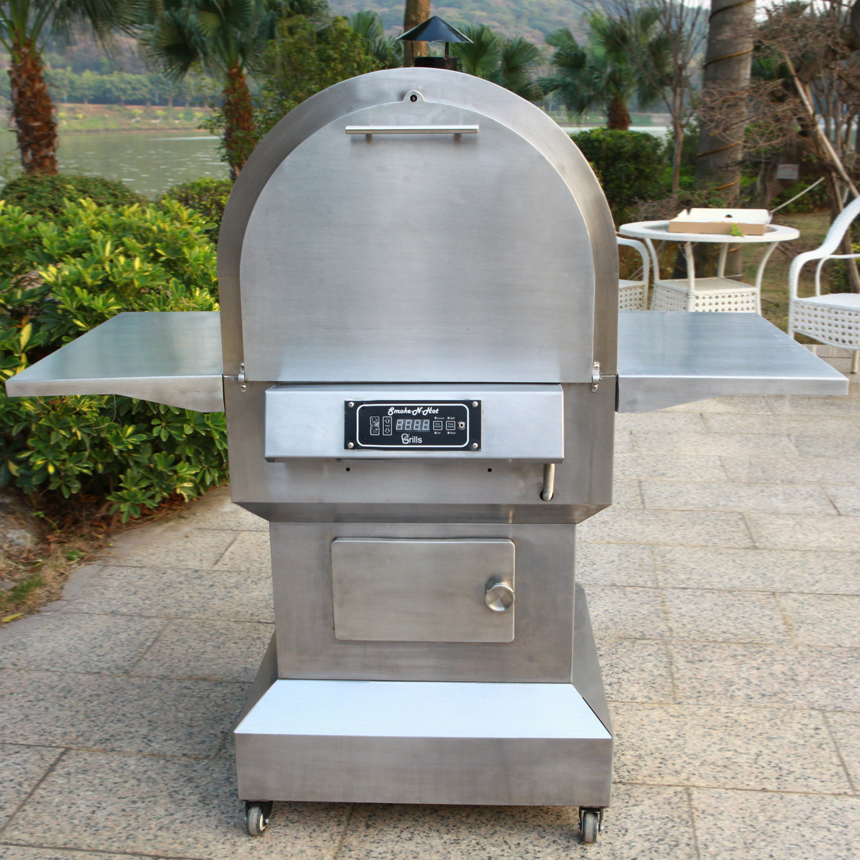 56" Outdoor Cooking Center Grill Wayfair