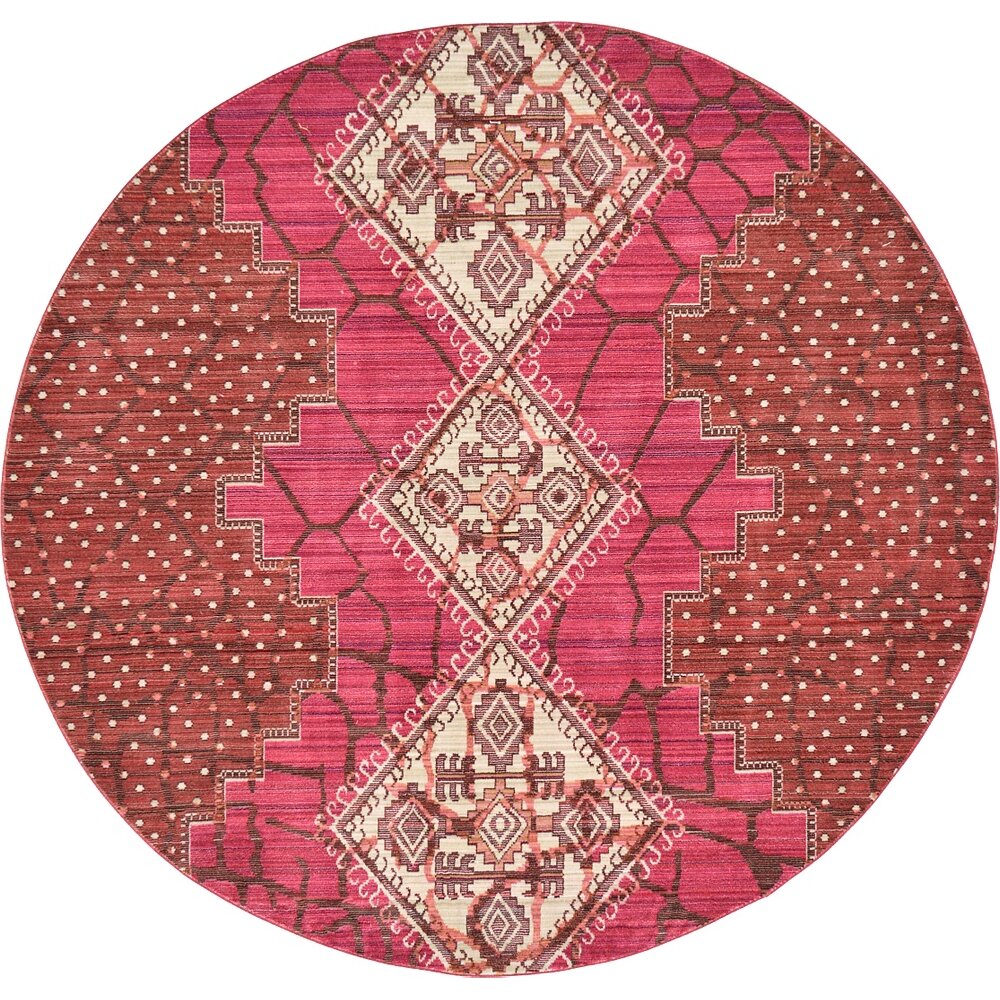 Unique Loom Aria Magenta Area Rug & Reviews | Wayfair