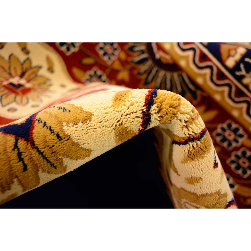 Kerman Navy Blue Area Rug Wayfair