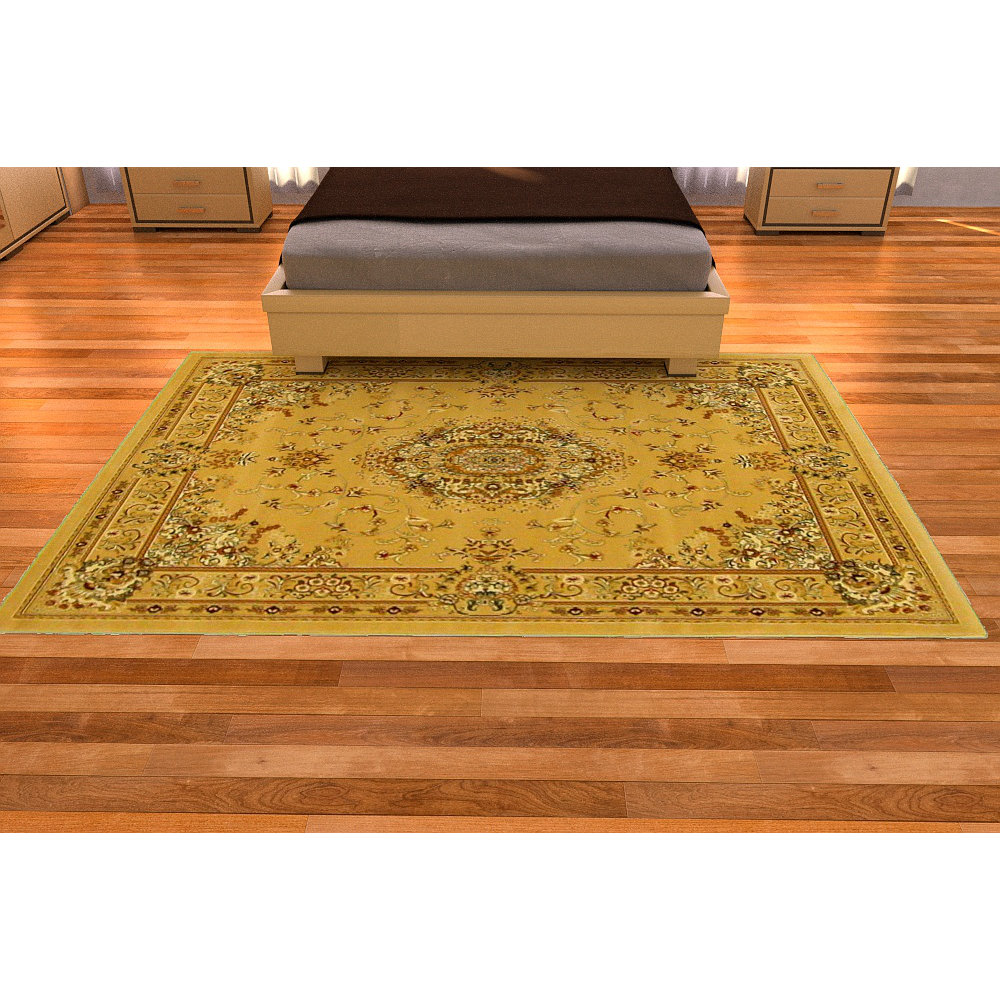 Tabriz Tan Area Rug Wayfair