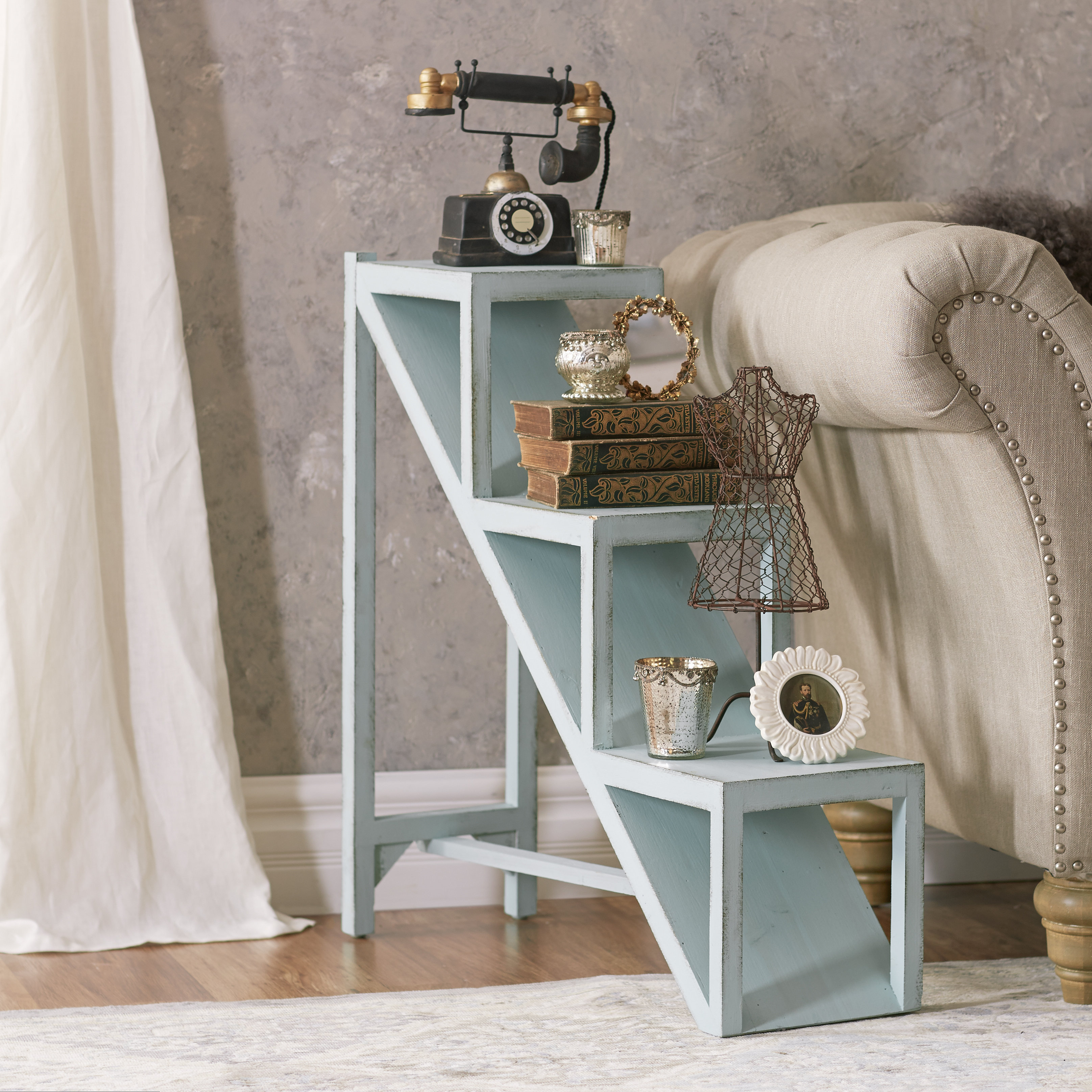 Lark Manor Luka Stair Step End Table & Reviews Wayfair