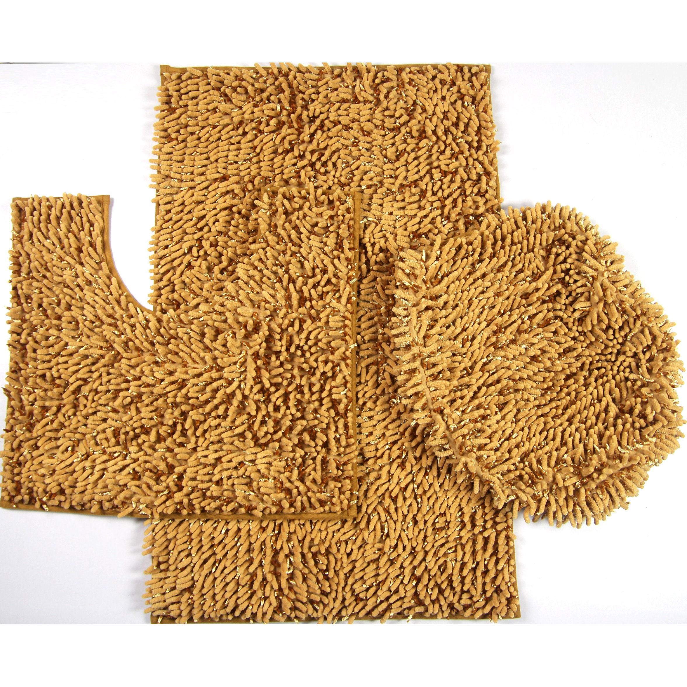 Daniels Bath 3 Piece Mix Chenille Bath Mat Set & Reviews Wayfair