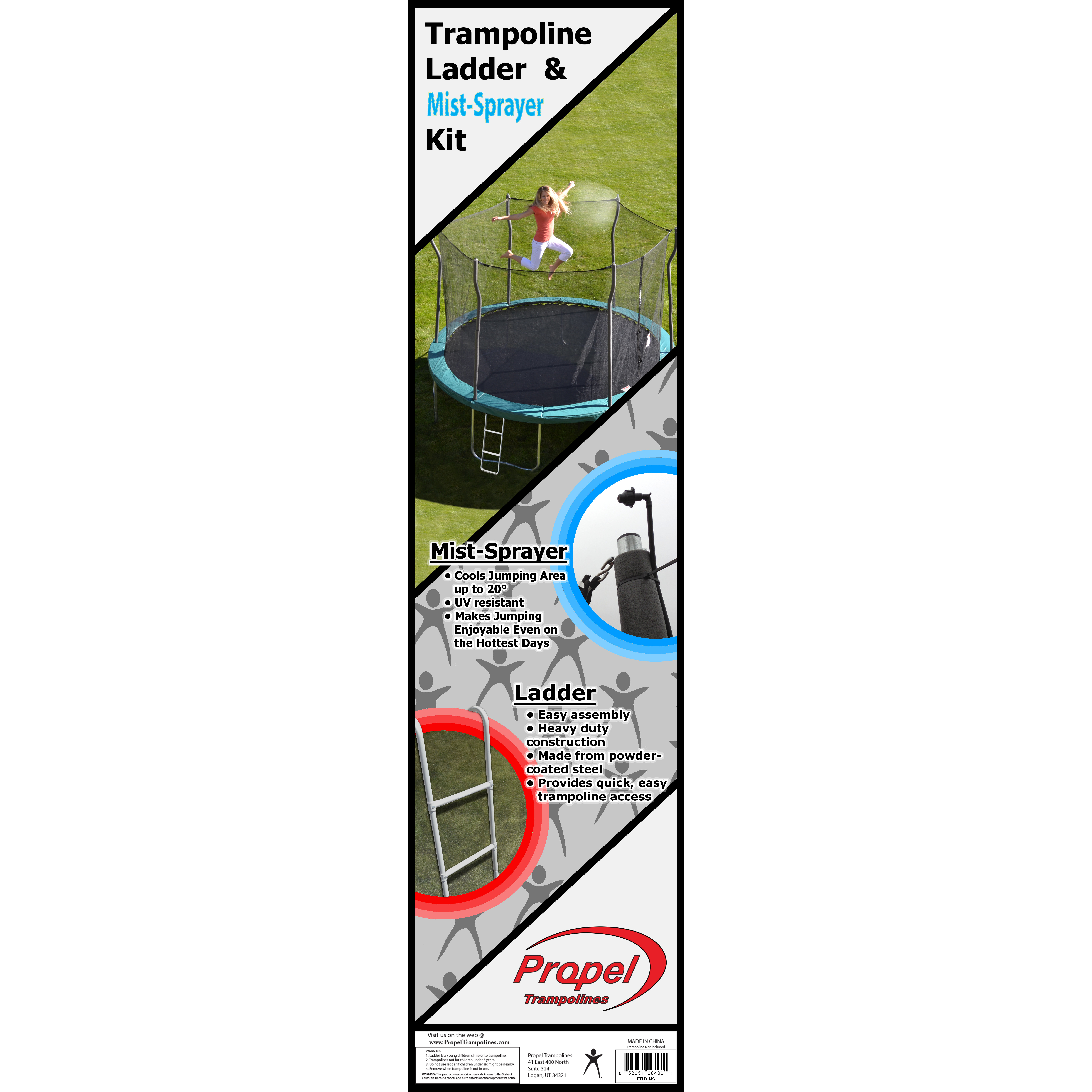 Propel Trampolines 36" Trampoline Ladder and Mister Kit & Reviews Wayfair