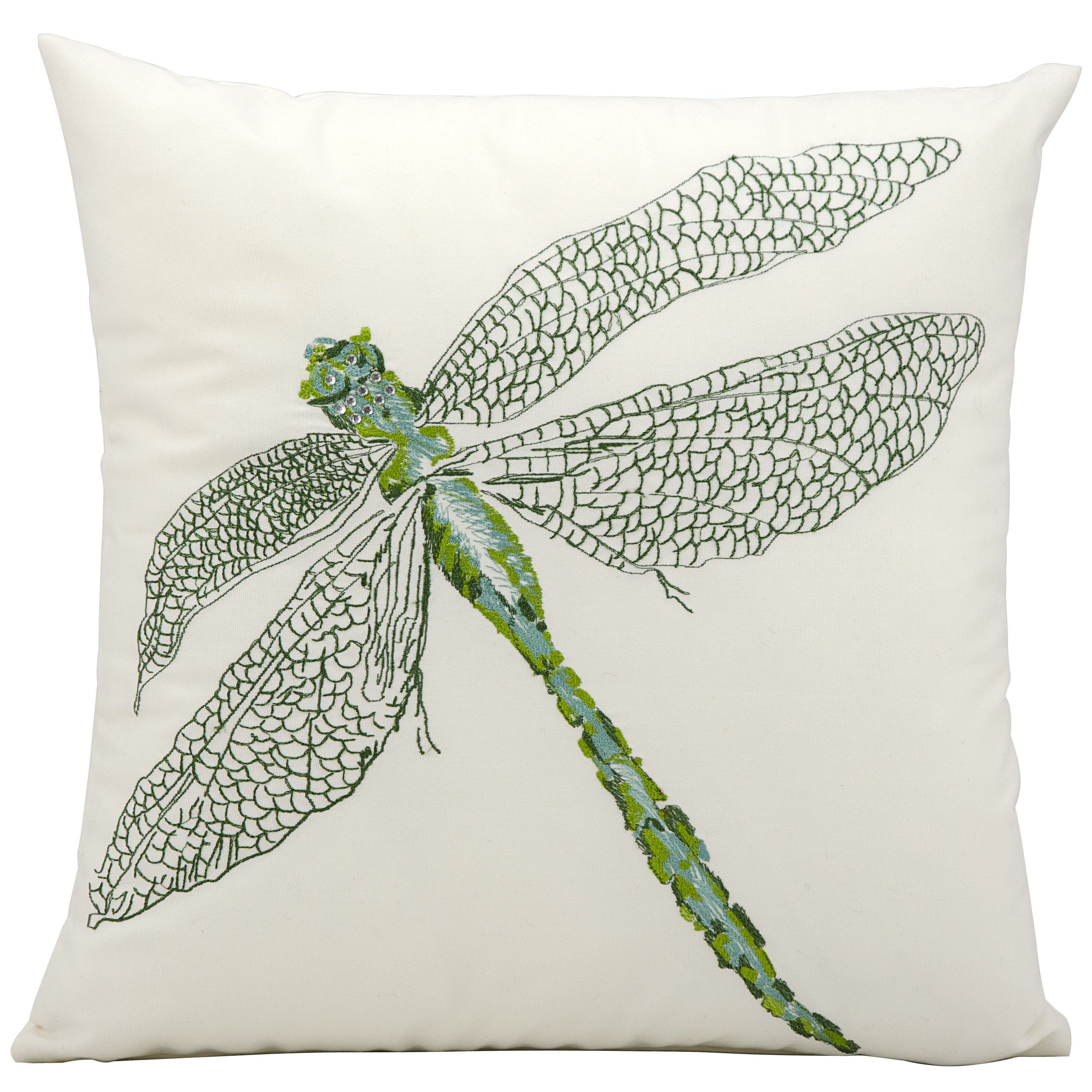 Nourison Dragonfly Outdoor Throw Pillow & Reviews Wayfair