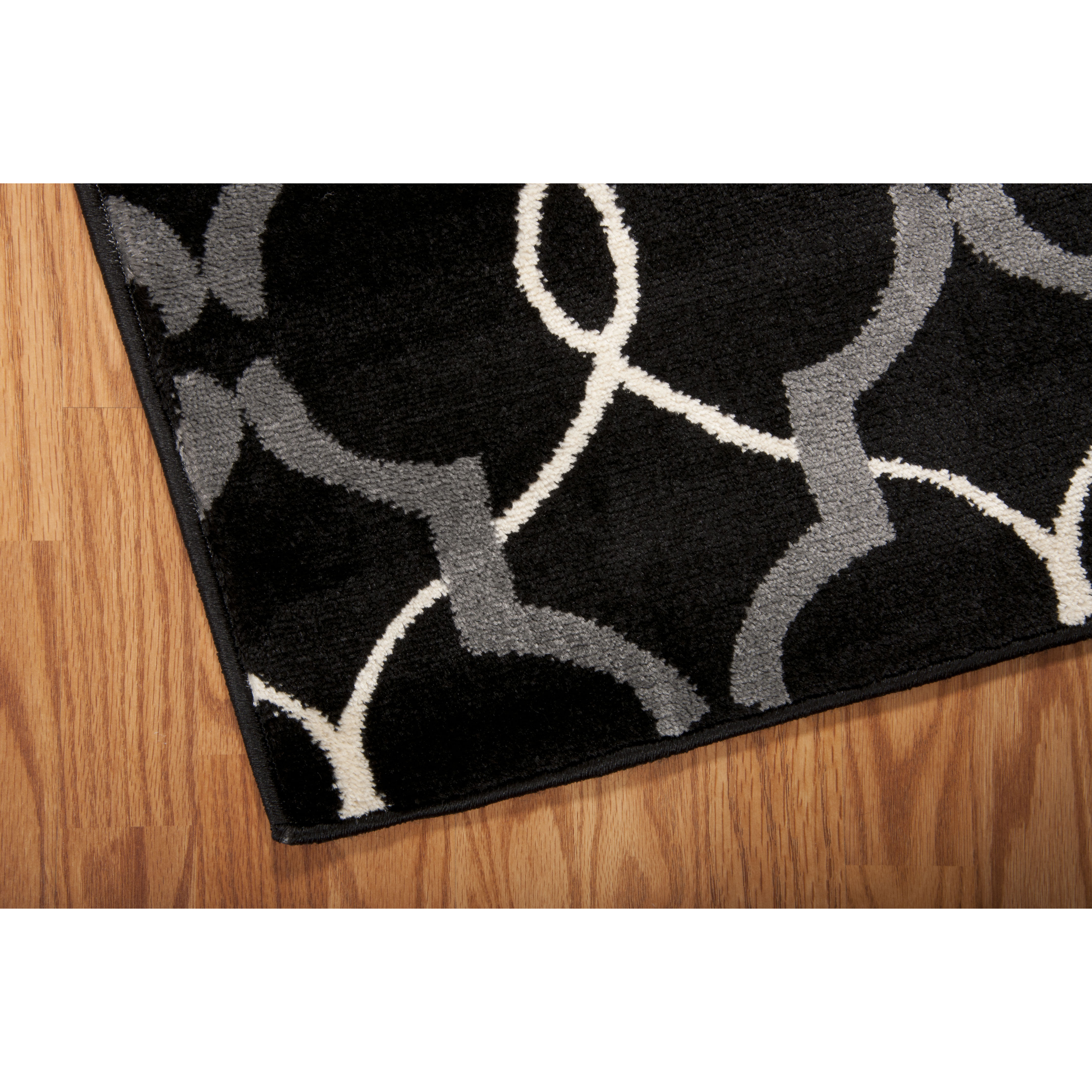 Nourison Nova Black / White Area Rug & Reviews Wayfair