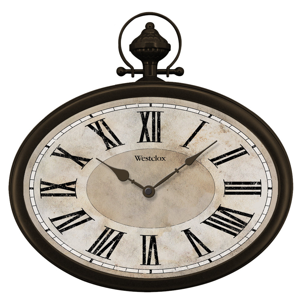 Westclox Westclox 15.5" Pocket Watch Wall Clock & Reviews Wayfair