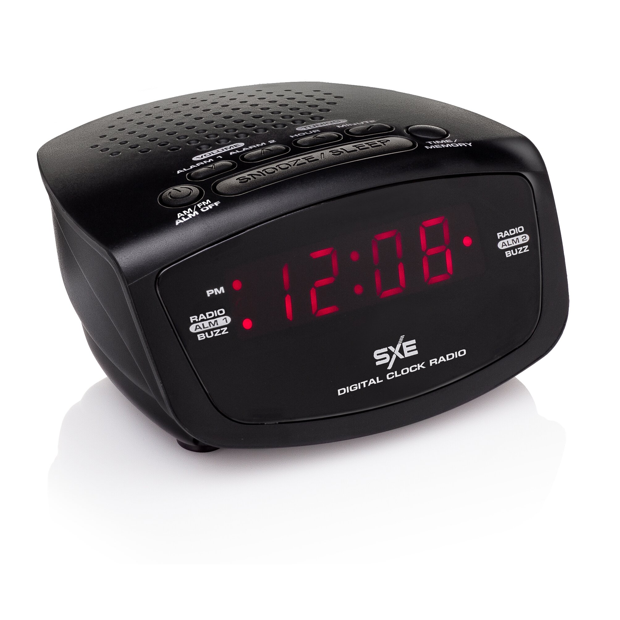 led alarm radio clock