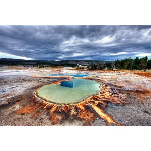 Walk Around Old Faithful Wy by Sean McGrath Photographic Print on