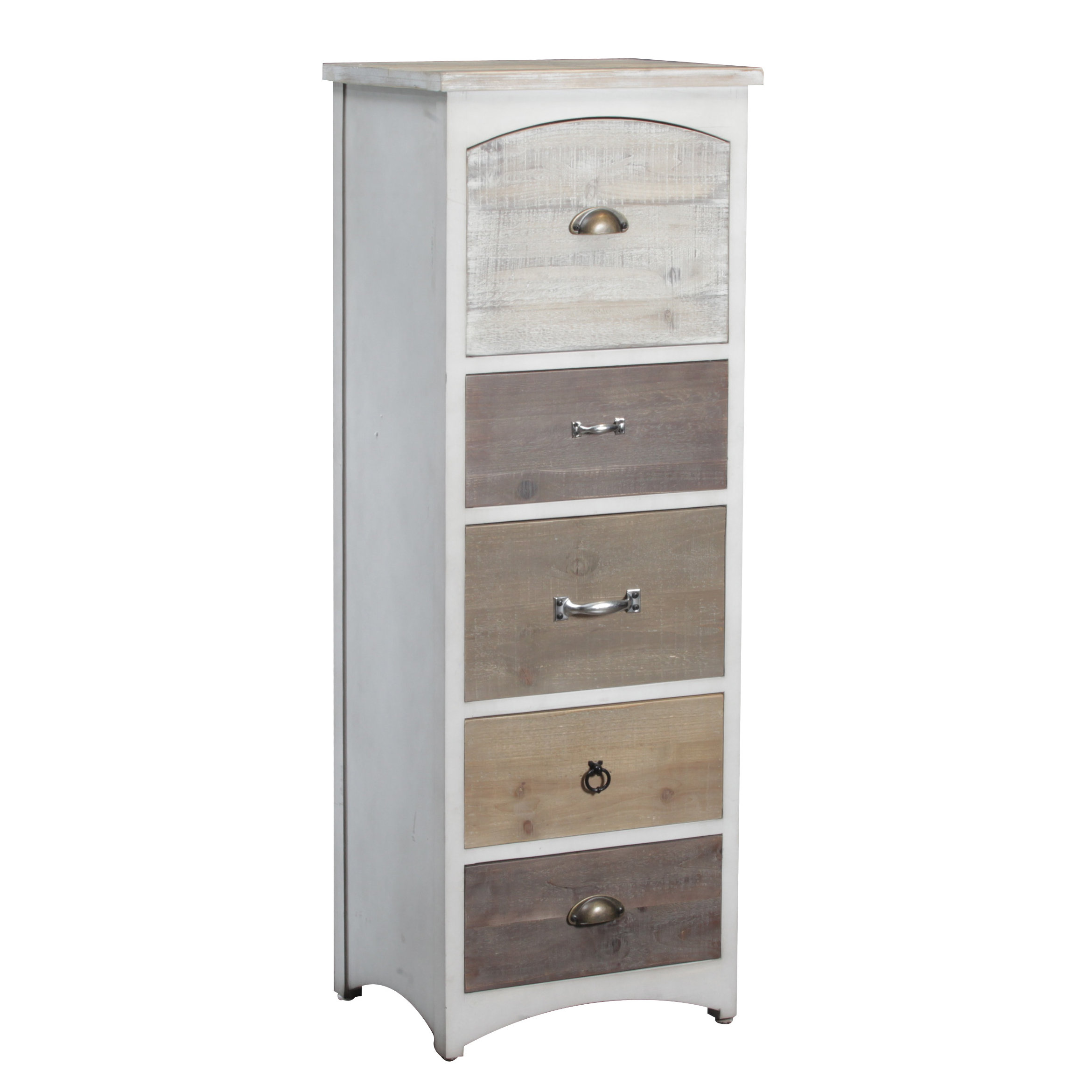 August Grove Brighton Tall 5 Drawer Lingerie Chest & Reviews Wayfair