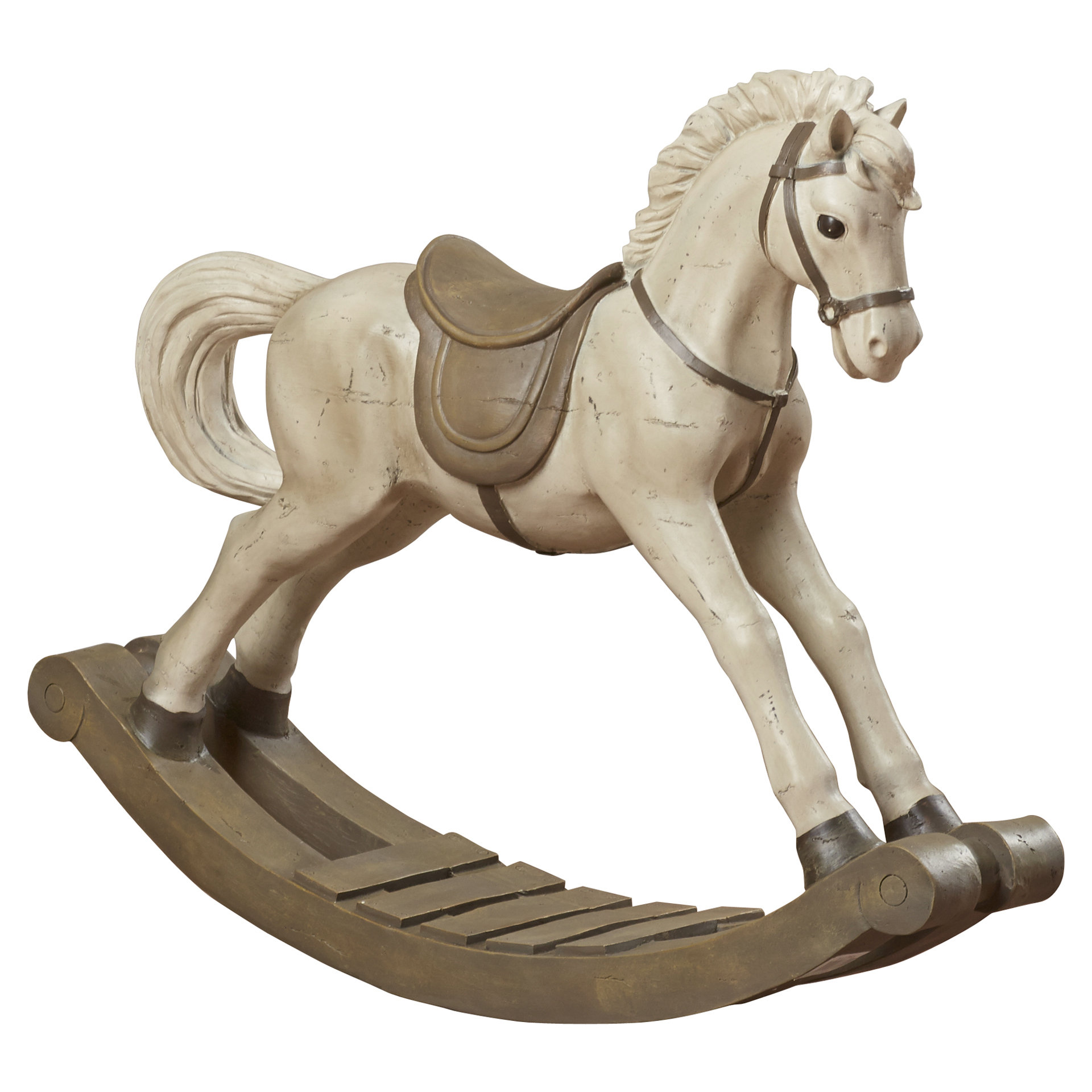 August Grove Floy Rocking Horse Statue & Reviews Wayfair
