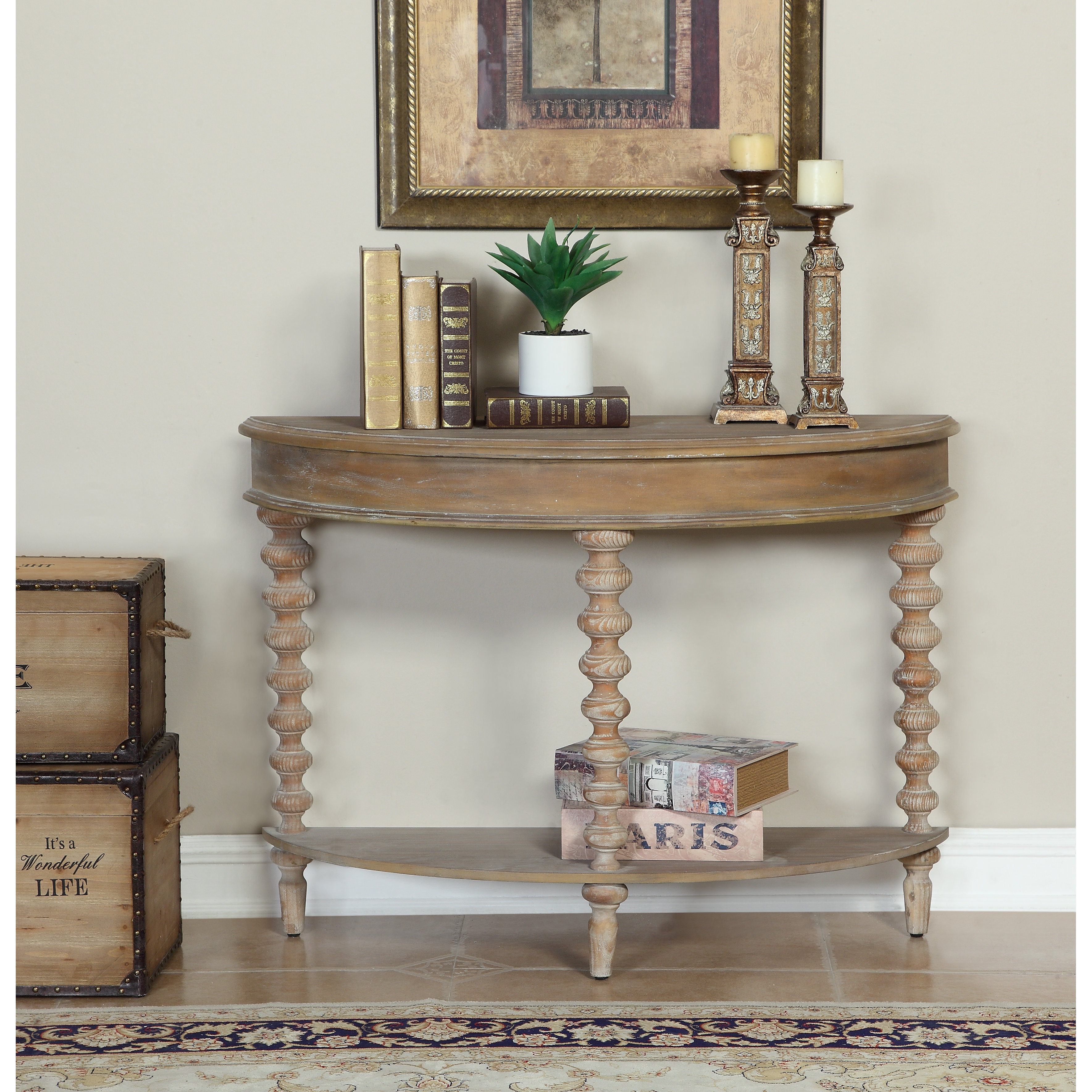 Tiger Console Table Wayfair