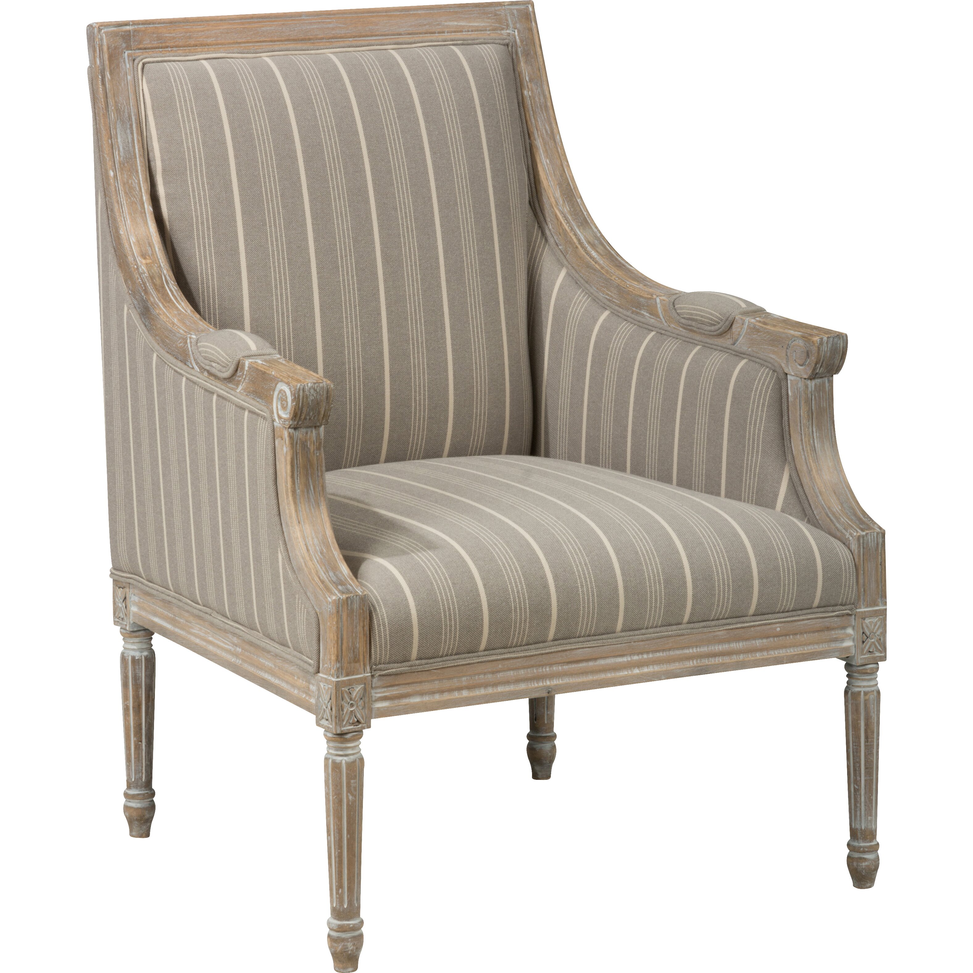 One Allium Way Charline Accent Chair Taupe Reviews Wayfair   Charline Accent Chair Taupe OAWY3719 