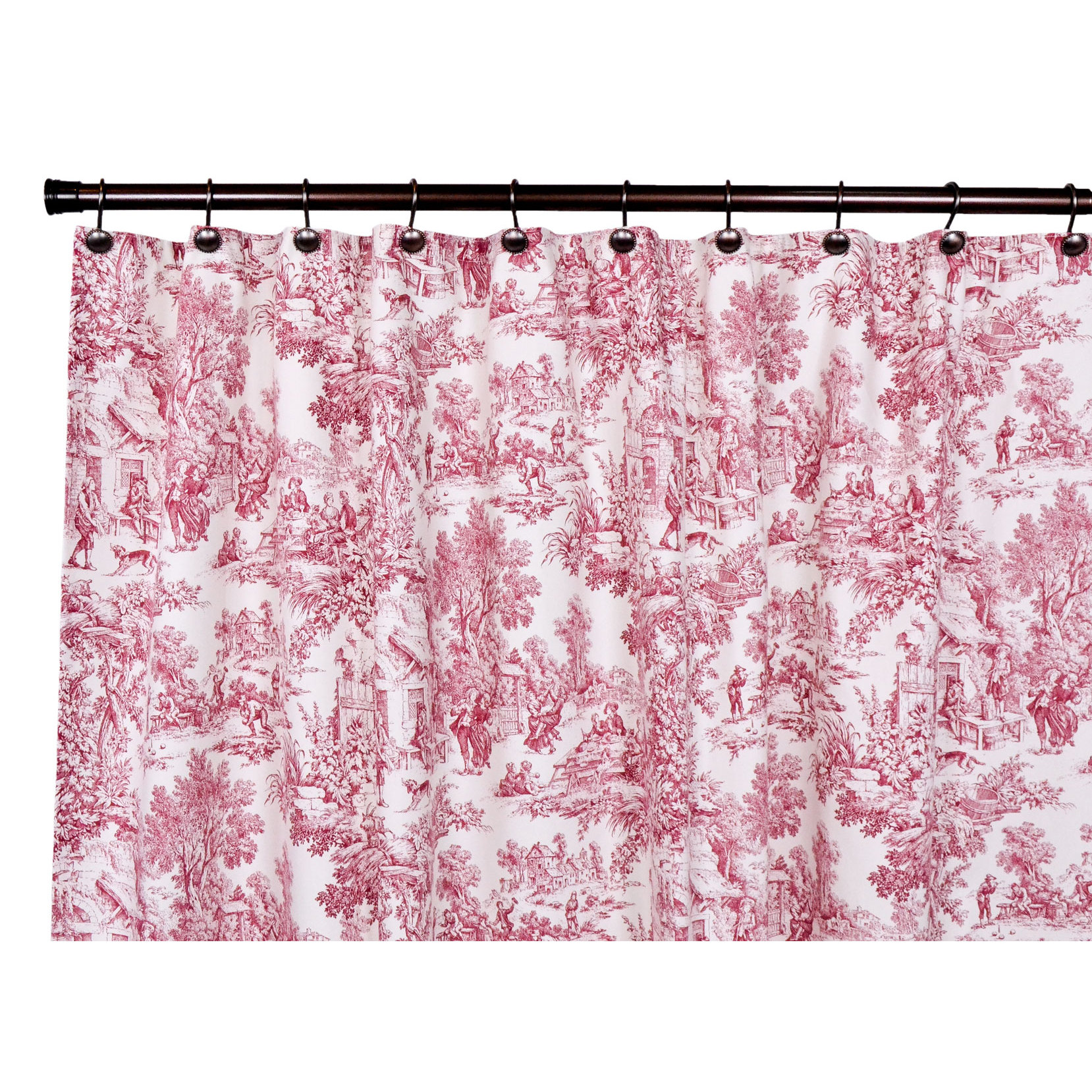 One Allium Way Lablanc Cotton Toile Shower Curtain & Reviews Wayfair