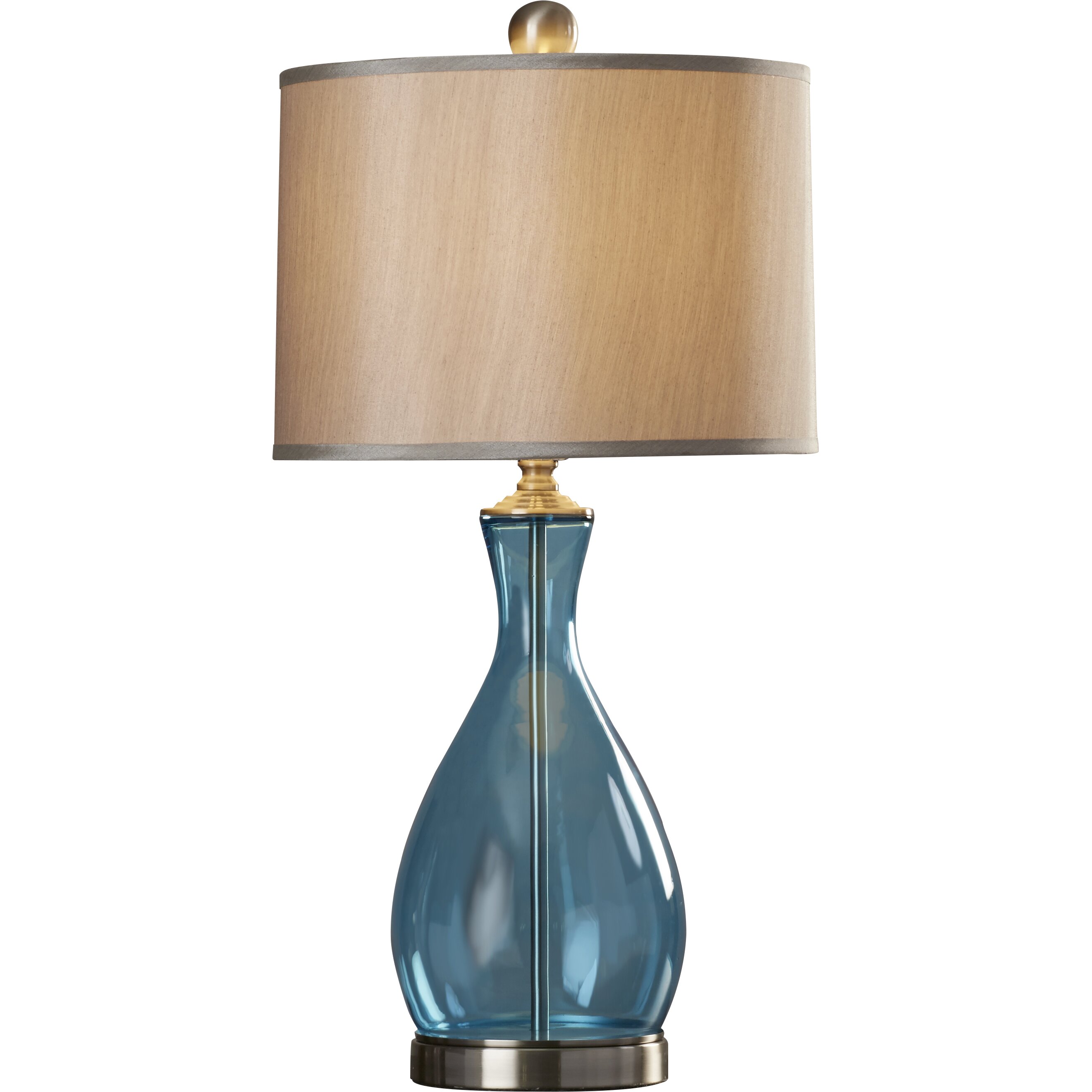 Beachcrest Home Fairhaven 29" H Table Lamp with Drum Shade