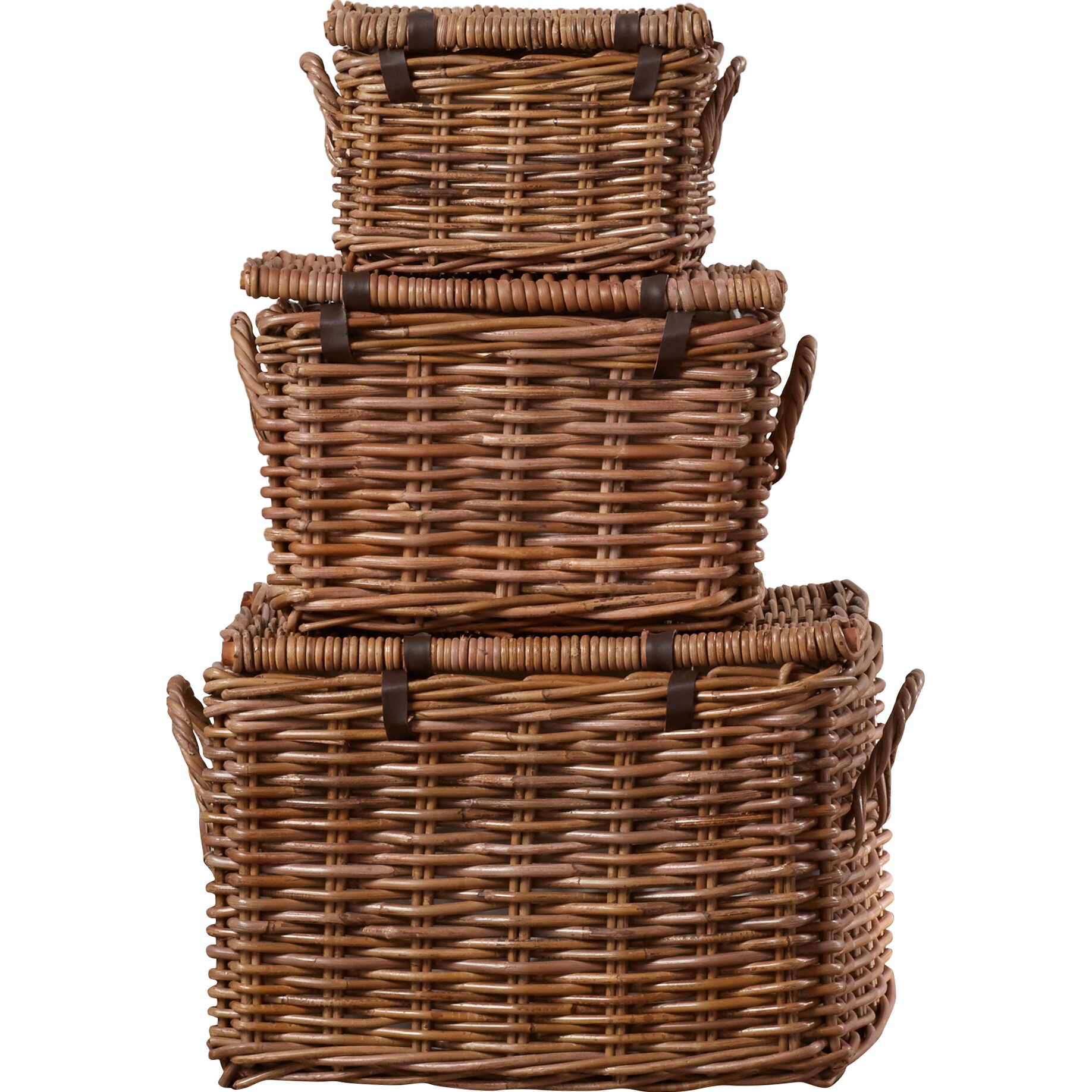 Loon Peak 3 Piece Storage Basket Set & Reviews  Wayfair