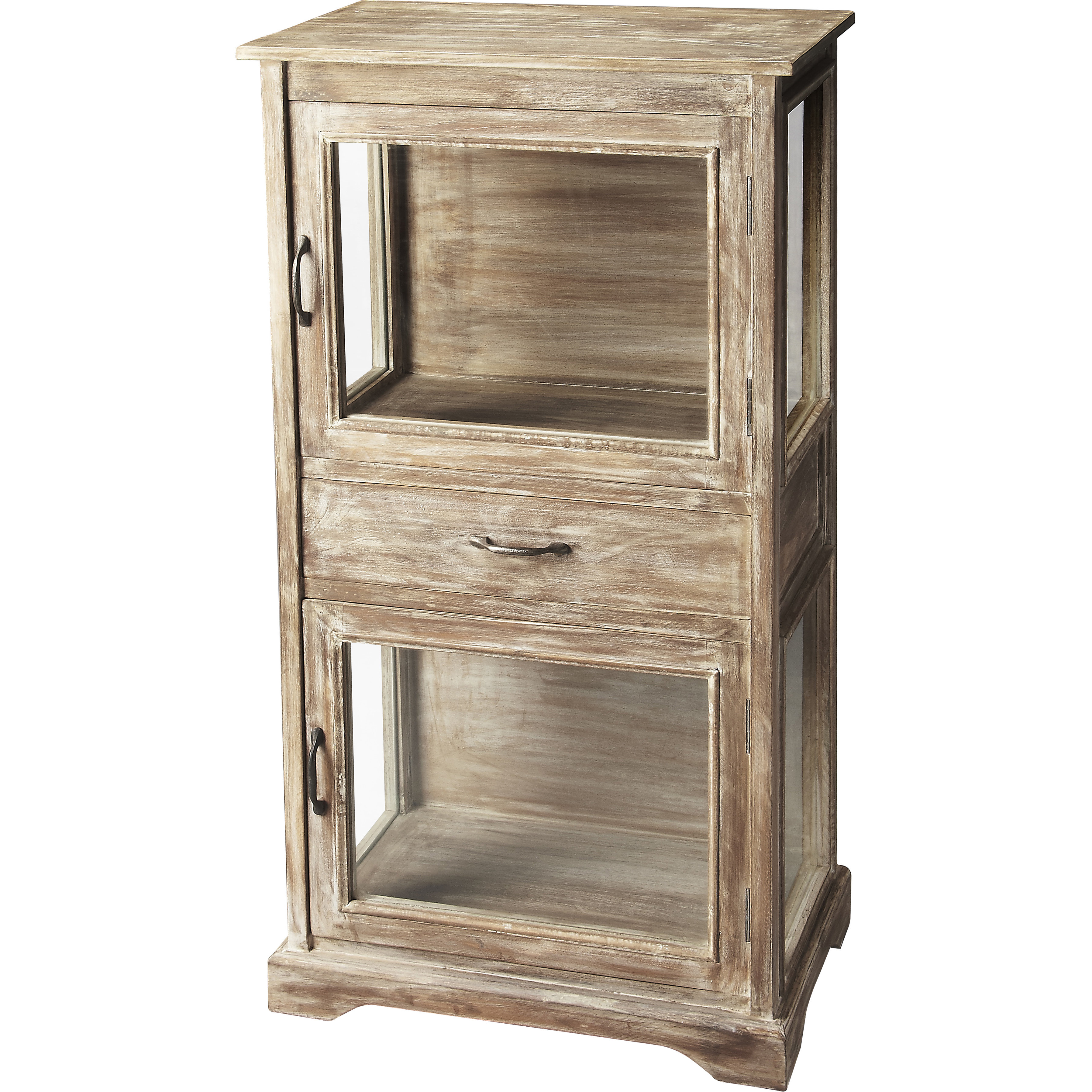 Clingmans Hardin Rustic 2 Door and 1 Drawer Display Wayfair